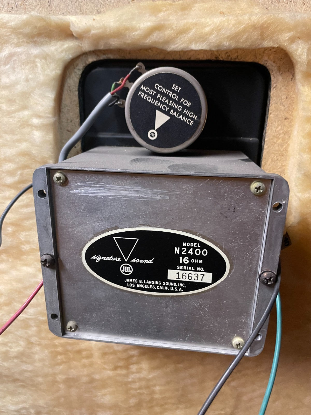 JBL C35 Speaker System - D130 woofer - James B lansing 075 Tweeter