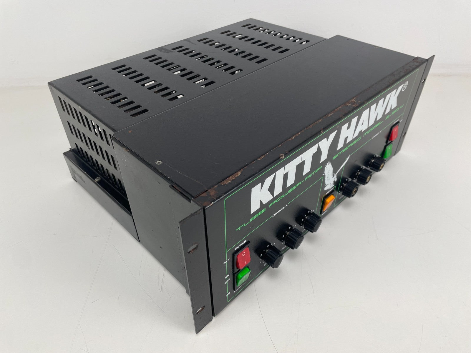 KItty Hawk Kitty Hawk Tube Power Amp Stereo Model 2×60 W - Serviced and new tube