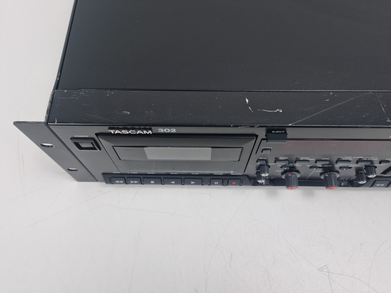 Tascam 302 Double Cassette Deck - With 19 inch Rack Mount