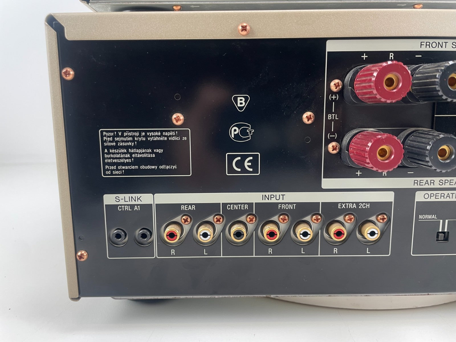 Sony N9000ES Power Amp + E9000ES ES Processor – Champagne  + Remote