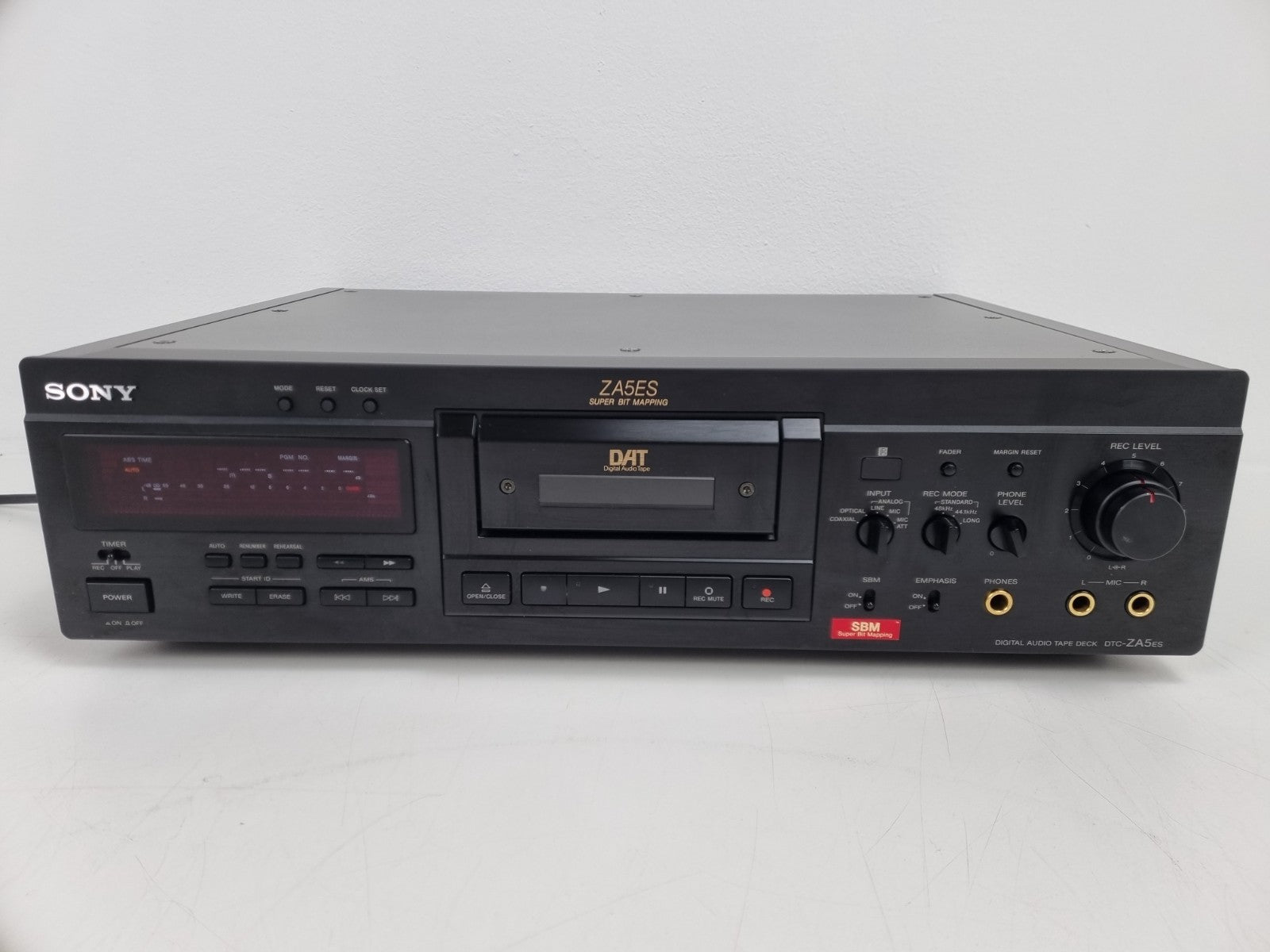 Sony DTC-ZA5ES  Digital Audio Tape Deck - Remote Control - Manual - 1st owner