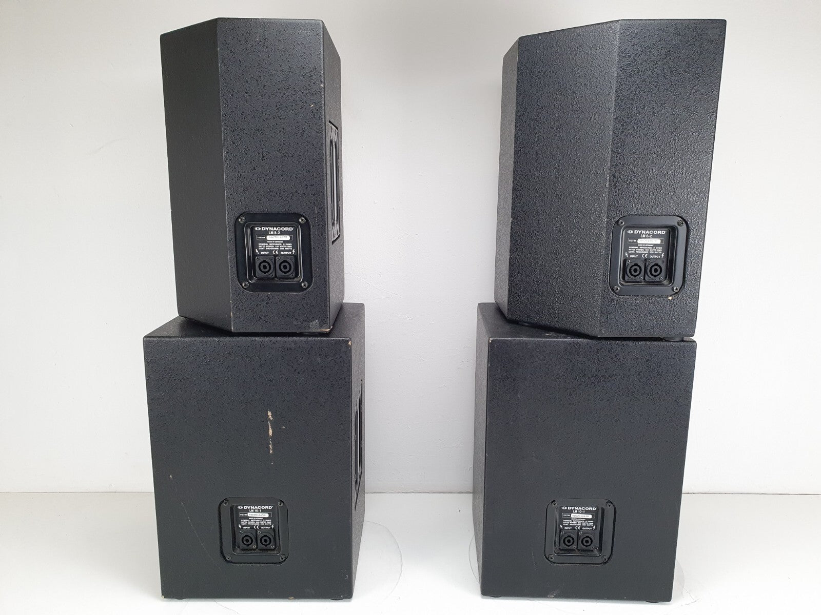 Dynacord LM 10-1 Subwoofer en LM 8-2 Full-range Top - PA-luidsprekerset - Volledig werkend