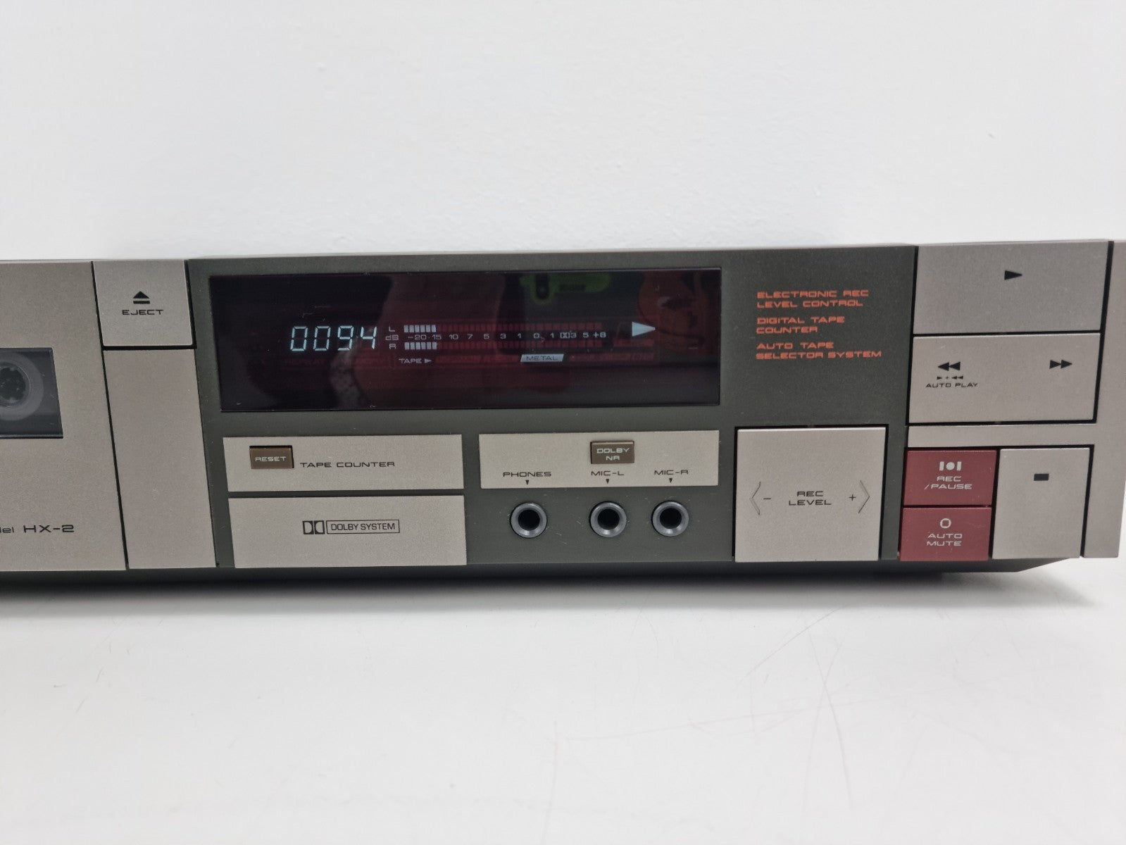 Akai HX -2  Stereo Cassette Deck - New Belts - In the original box