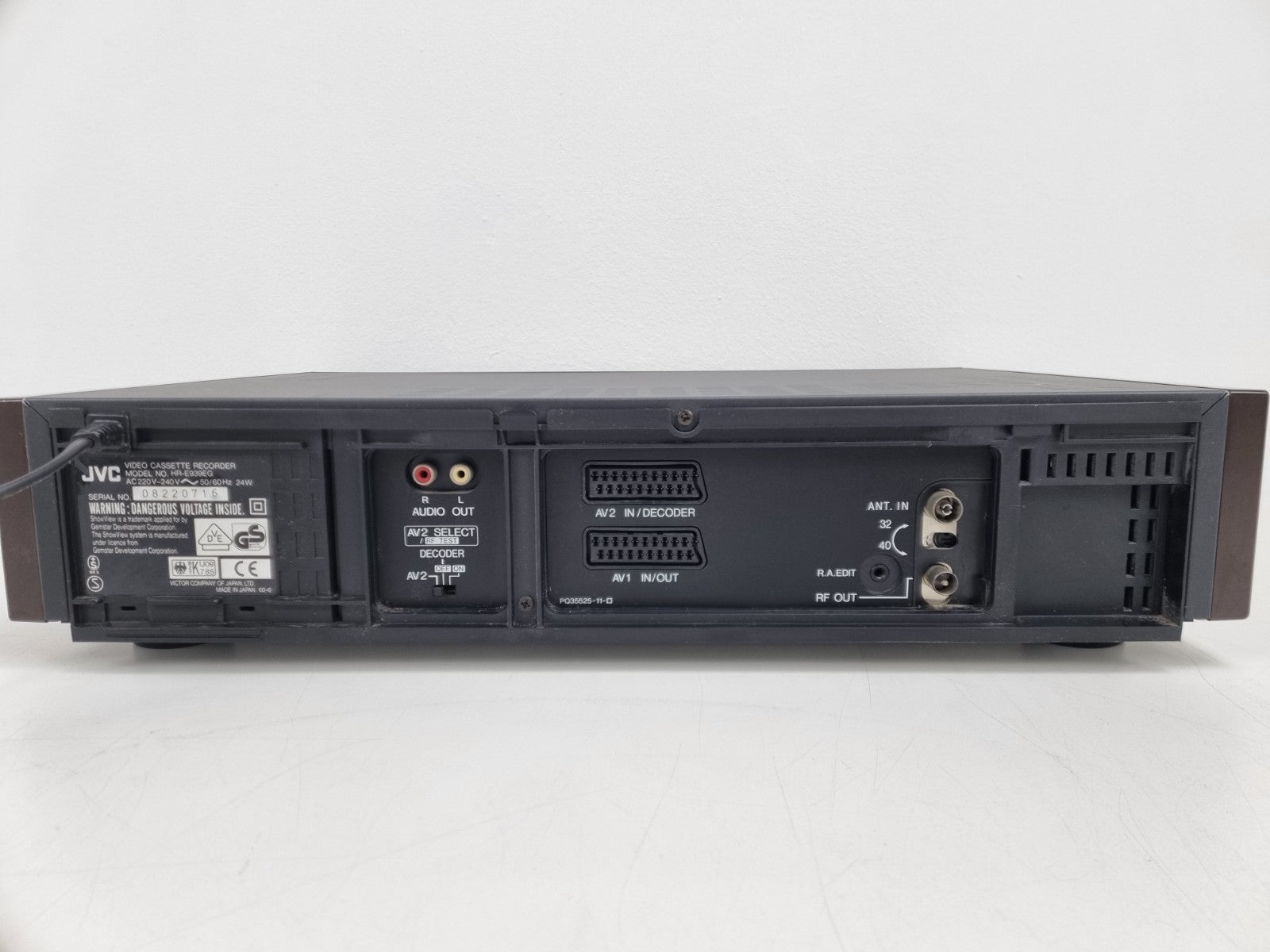 JVC HR-E939EG - Videocassetterecorder - met handleiding - Afstandsbediening