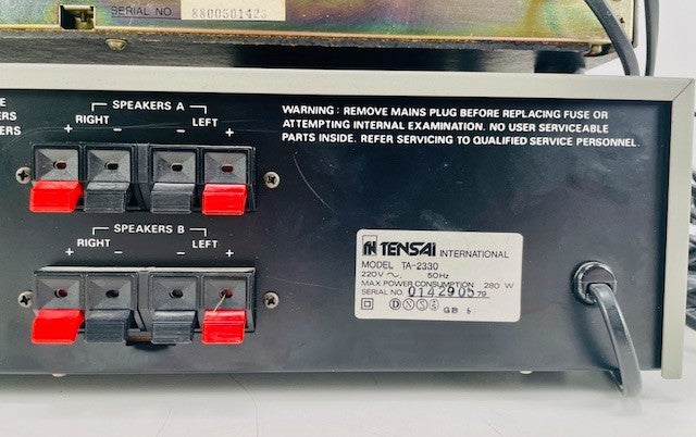 Tensai (Akai) TT-3345 AM/FM  Tuner + TFL 810T Cassette Deck + TA2330 Amplifier