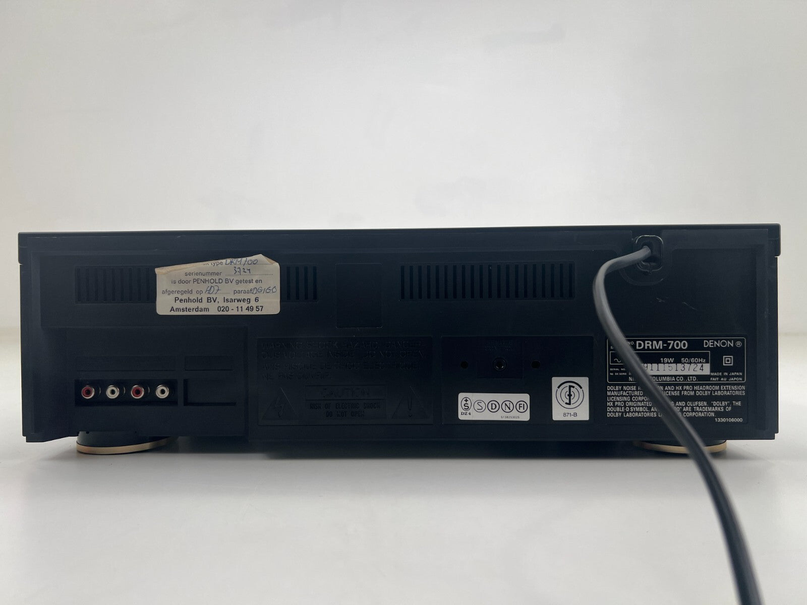 Denon DRM-700 - Cassettedeck met 3 koppen