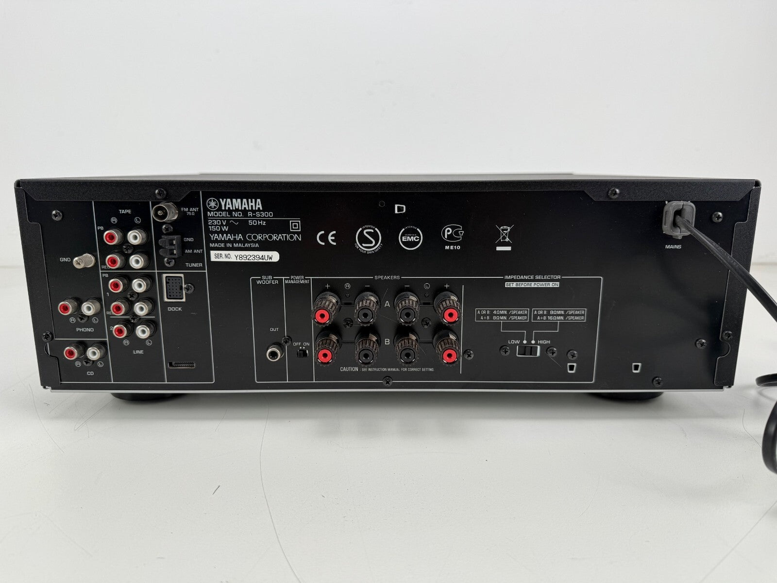 Yamaha R-S300 Natural Sound Receiver