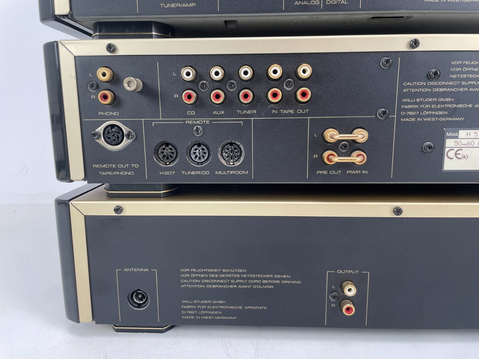 Revox H1 / H2 / H5 / H6 Set – Cassette + CD + Versterker + Tuner – Afstandsbediening/Handleidingen