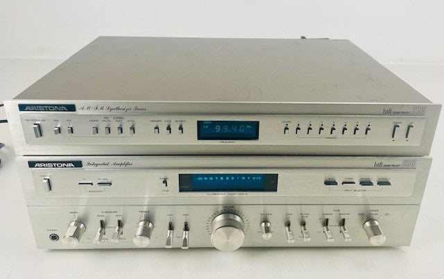 Aristona 6396 Integrated Amplier +  6198 AM/FM Synthesizer Tuner Set