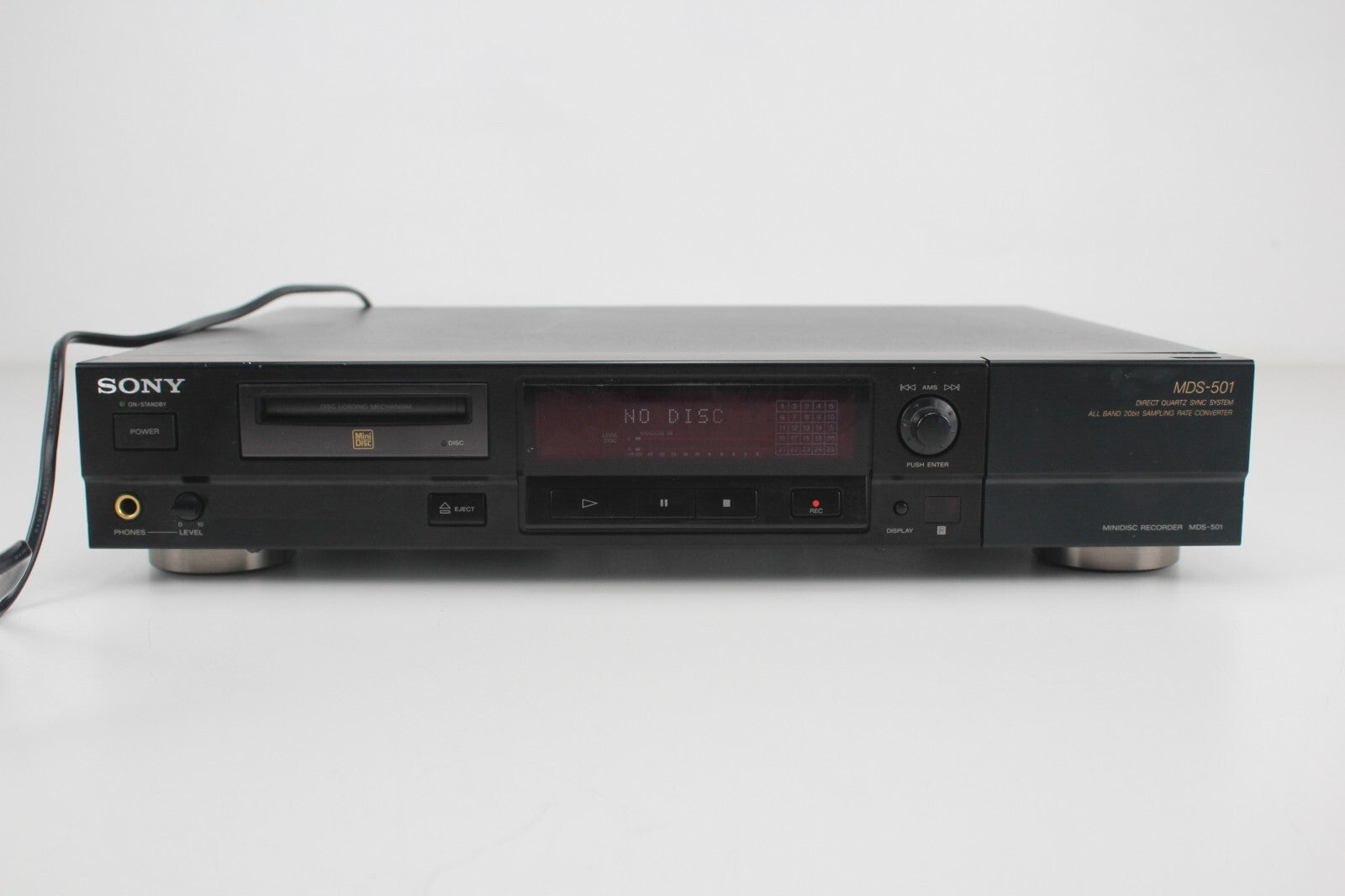 Sony Minidisc Deck type 501 - Partially working