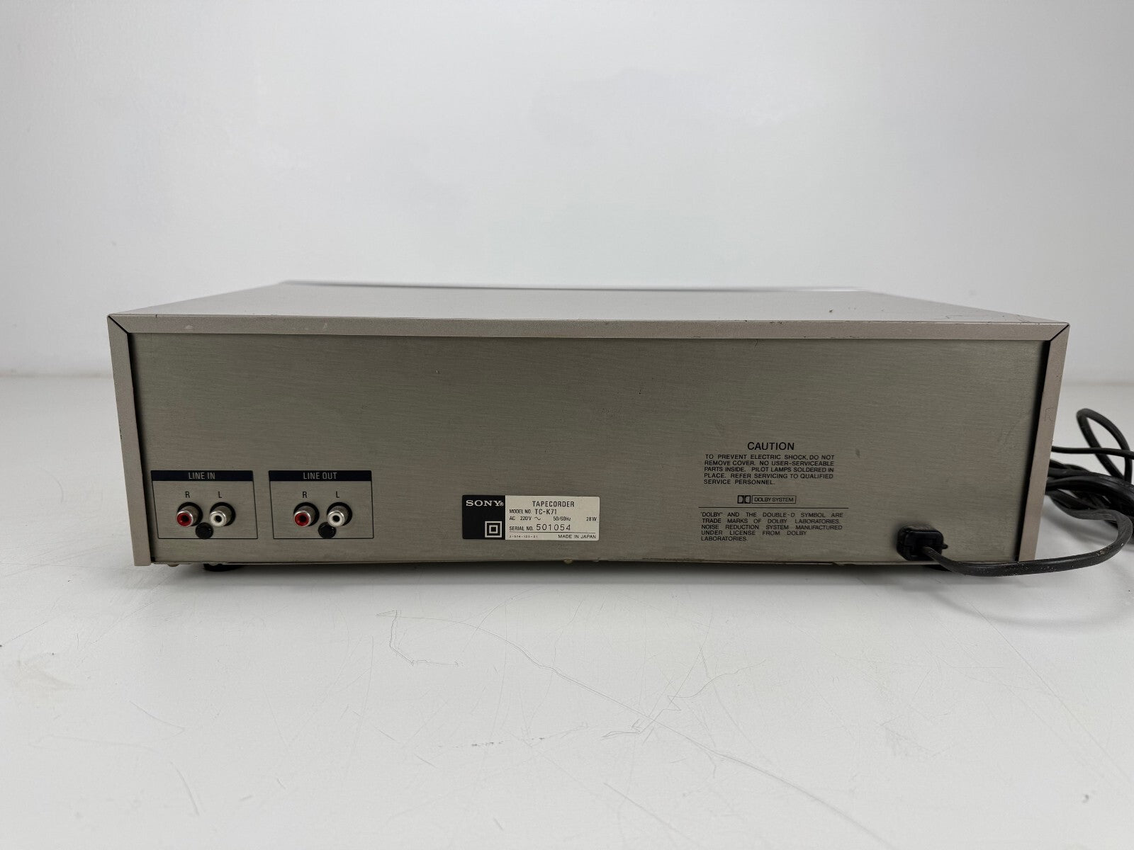 Sony TC - K71 Stereo 3 head Cassette Deck - New belts