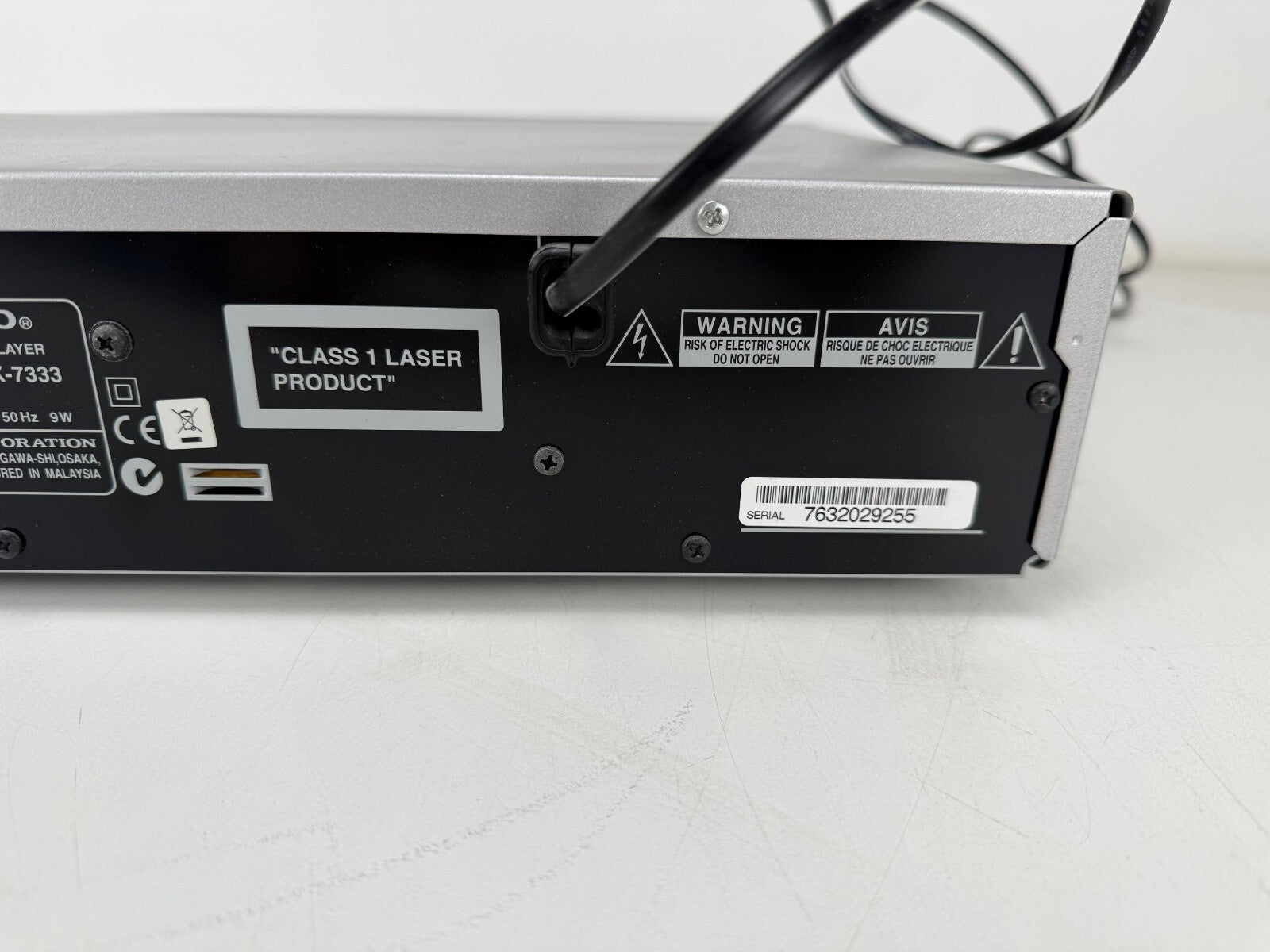 Onkyo DX-7333 cd-speler met originele doos, afstandsbediening en handleidingen.
