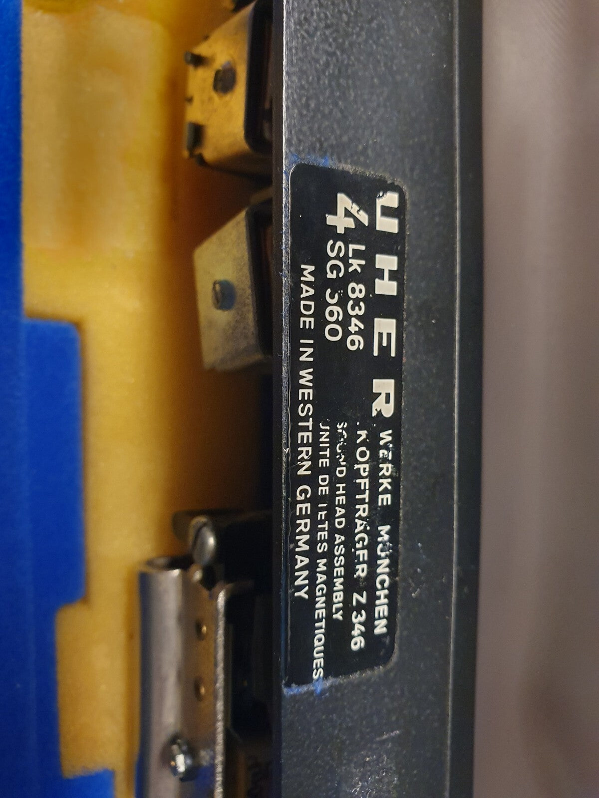 Uher LK 9846 (Z346) Headbridge with stereo heads - Not tested