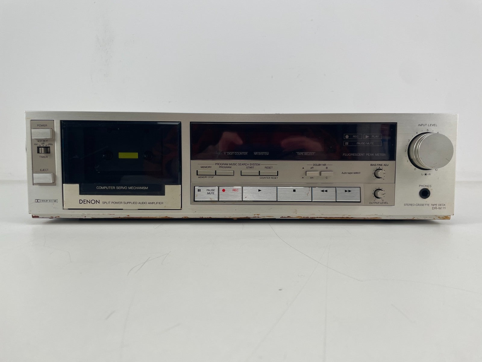 Denon DR-M11 Cassettedeck – Gesplitste audioversterker