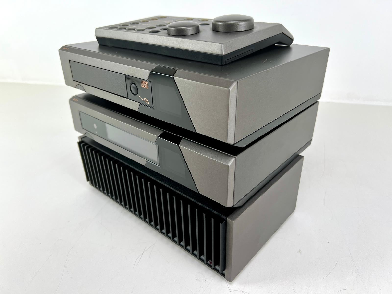 Quad 405-2 Power Amp + Quad 66 Preamp + Quad 66 CD Player Set with Remote Contro