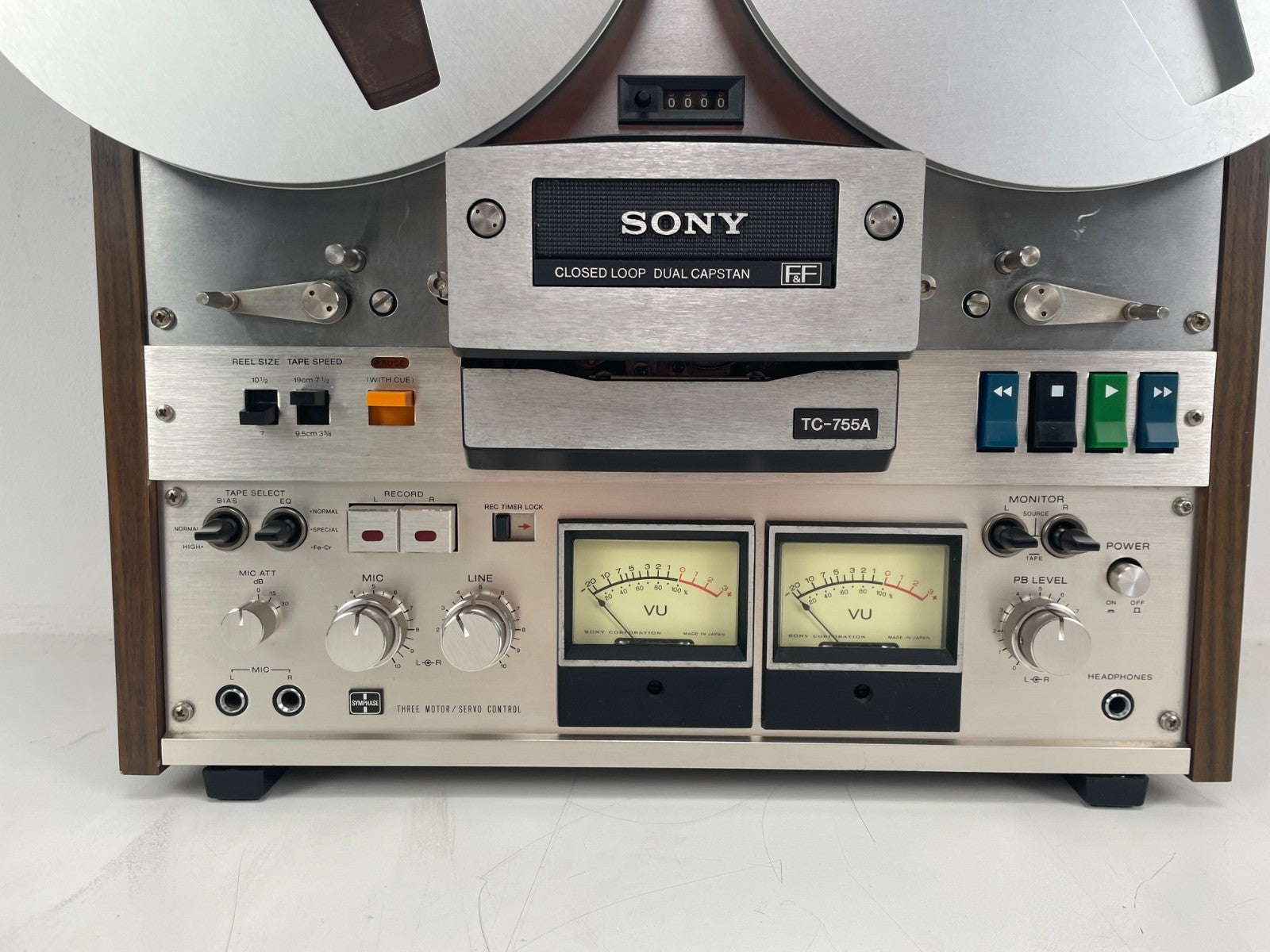 Sony TC-755A Reel-to-Reel Tape Deck - Serviced/Recapped