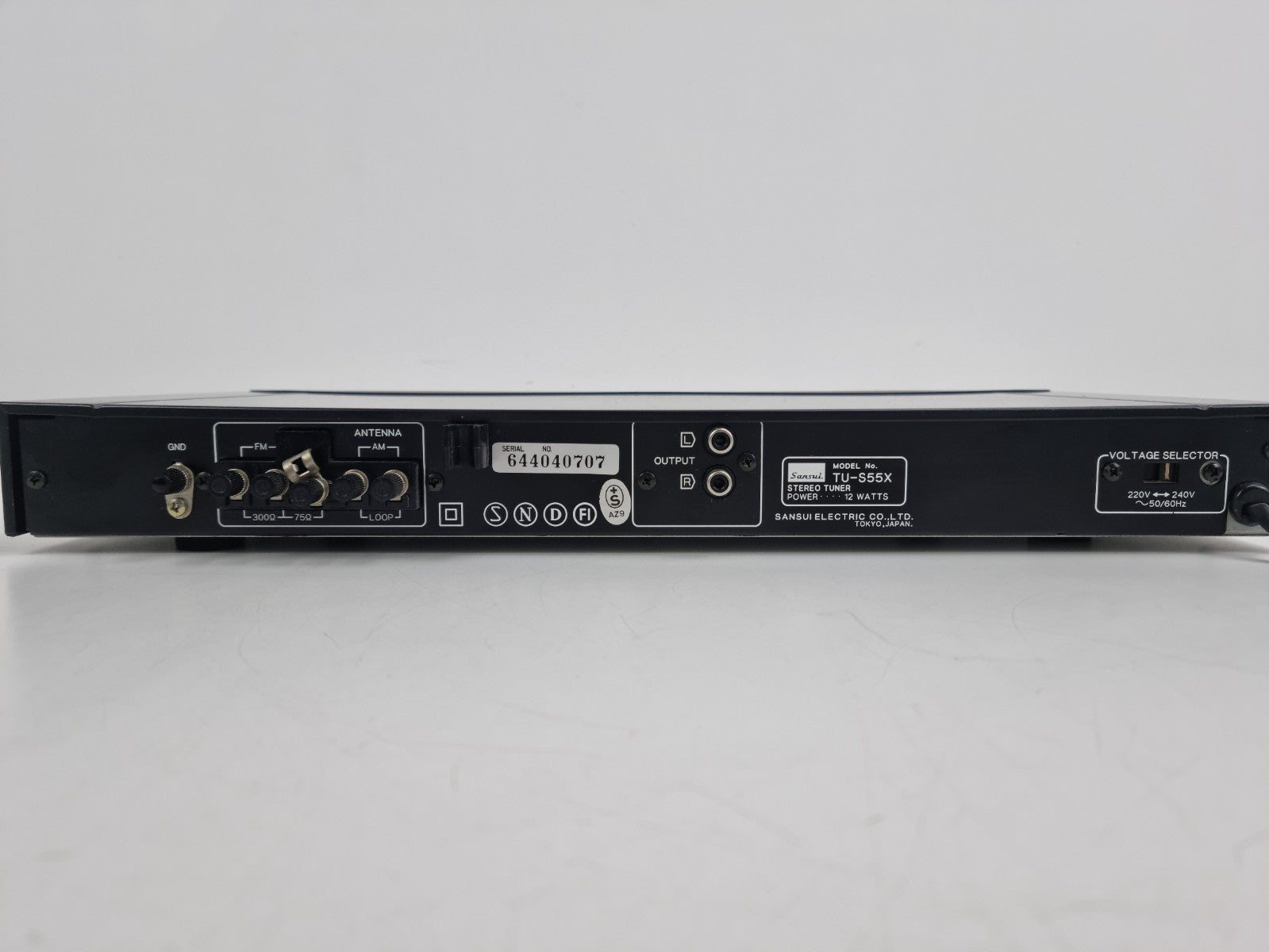 Sansui TU-S55X Quartz PLL digitale synthesizer stereo tuner