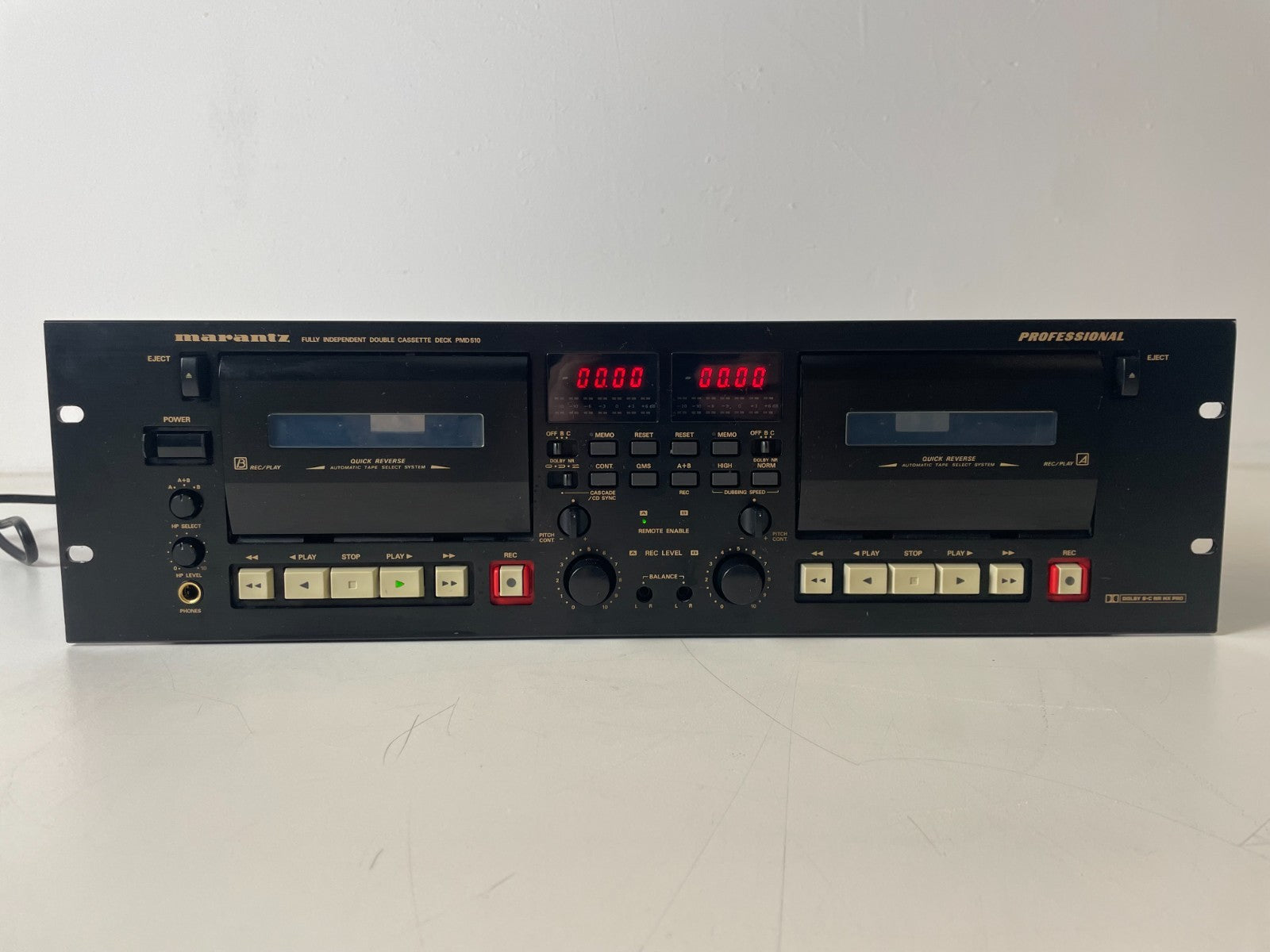 Marantz PMD510 Professional Cassette Deck - Fully Independent Double Deck