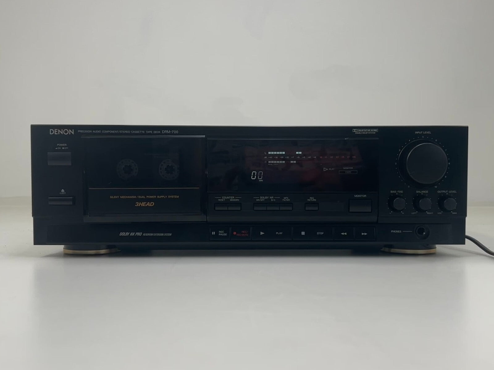 Denon DRM-700 - Cassettedeck met 3 koppen