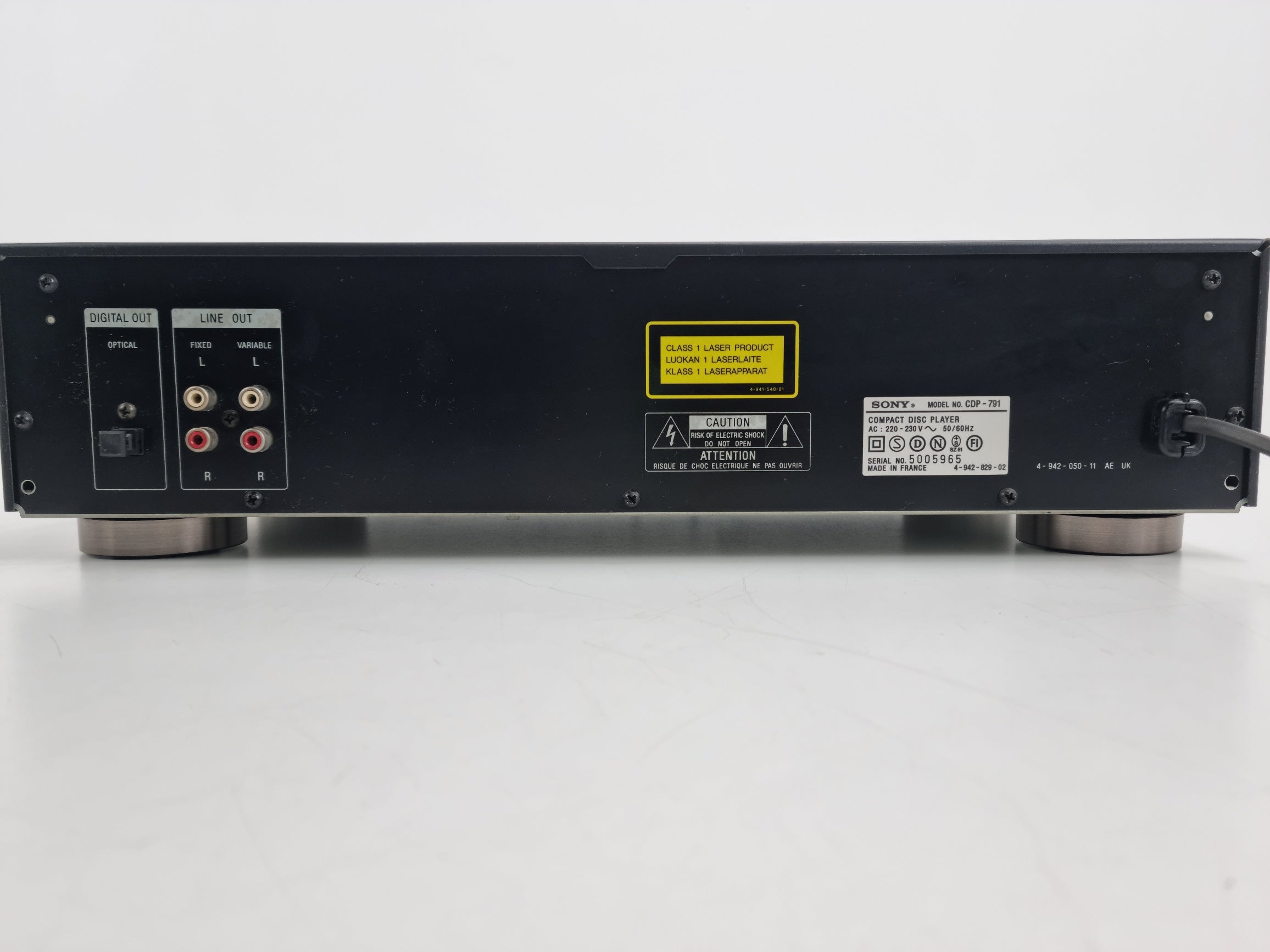 Sony - CDP 791 - Stereo Compact Disc Player - In beautiful condition