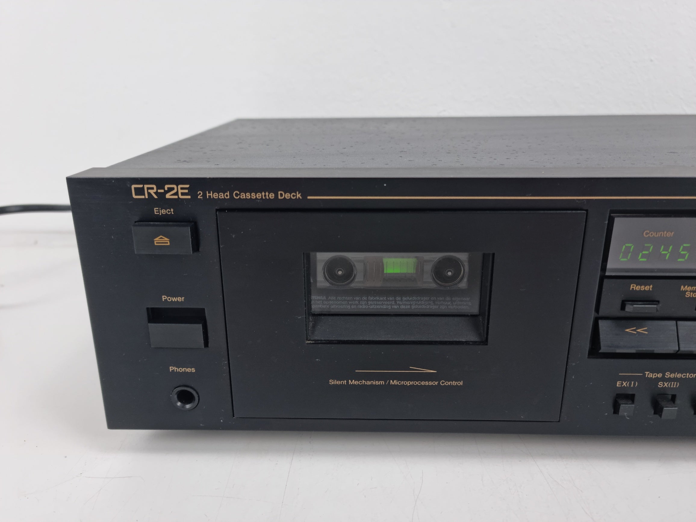 Nakamichi CR-2E Two Head Stereo Cassette Deck - Comes with original instructions