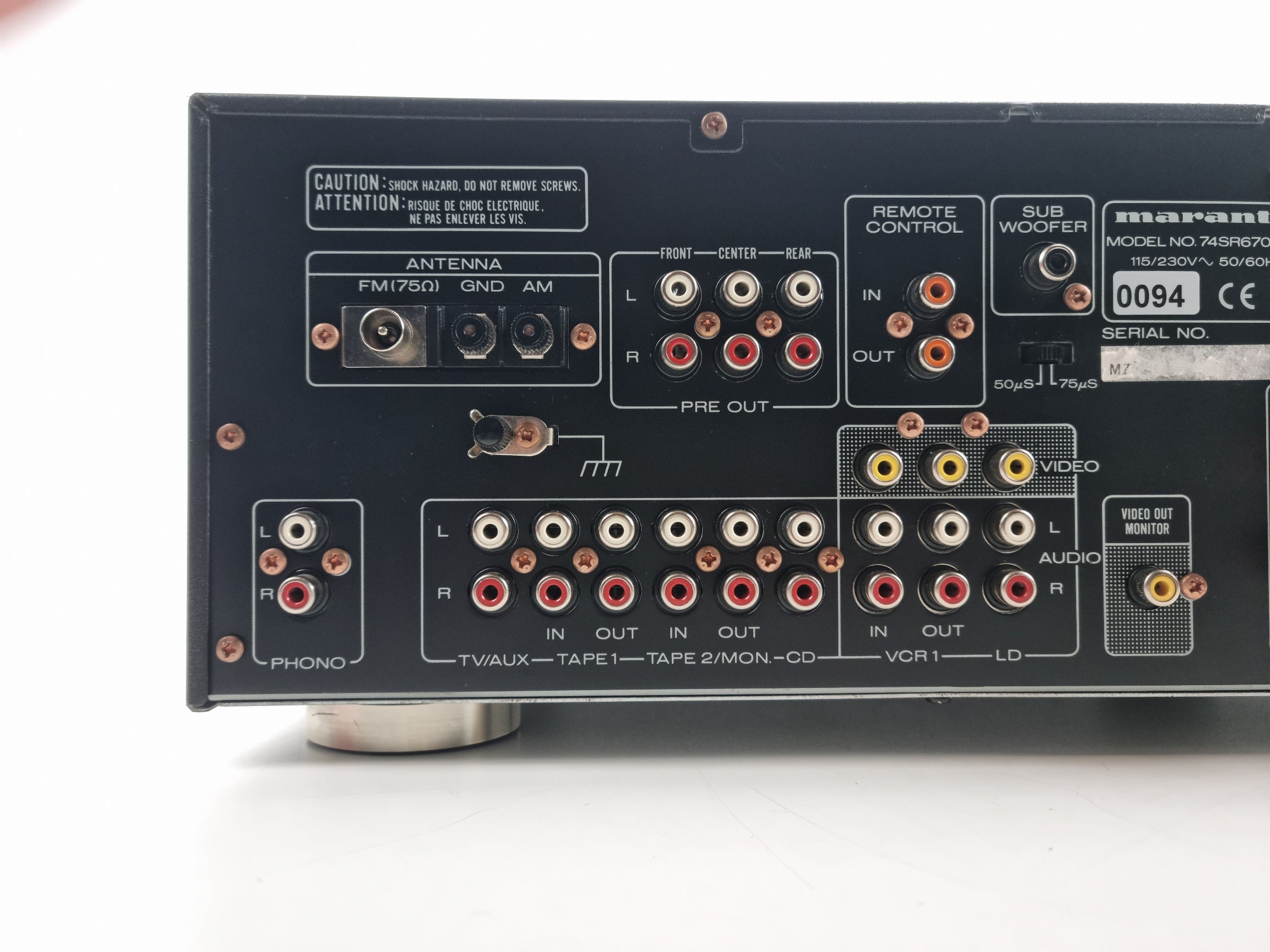 Marantz SR670 audio-video surround receiver