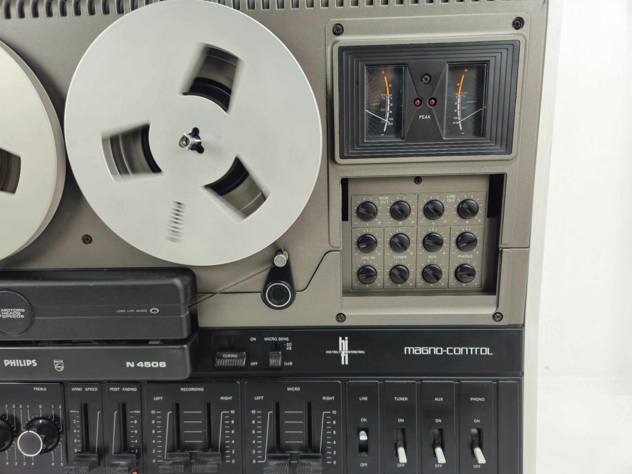 Philips - N4506 - Stereo cassettedeck - Stofkap