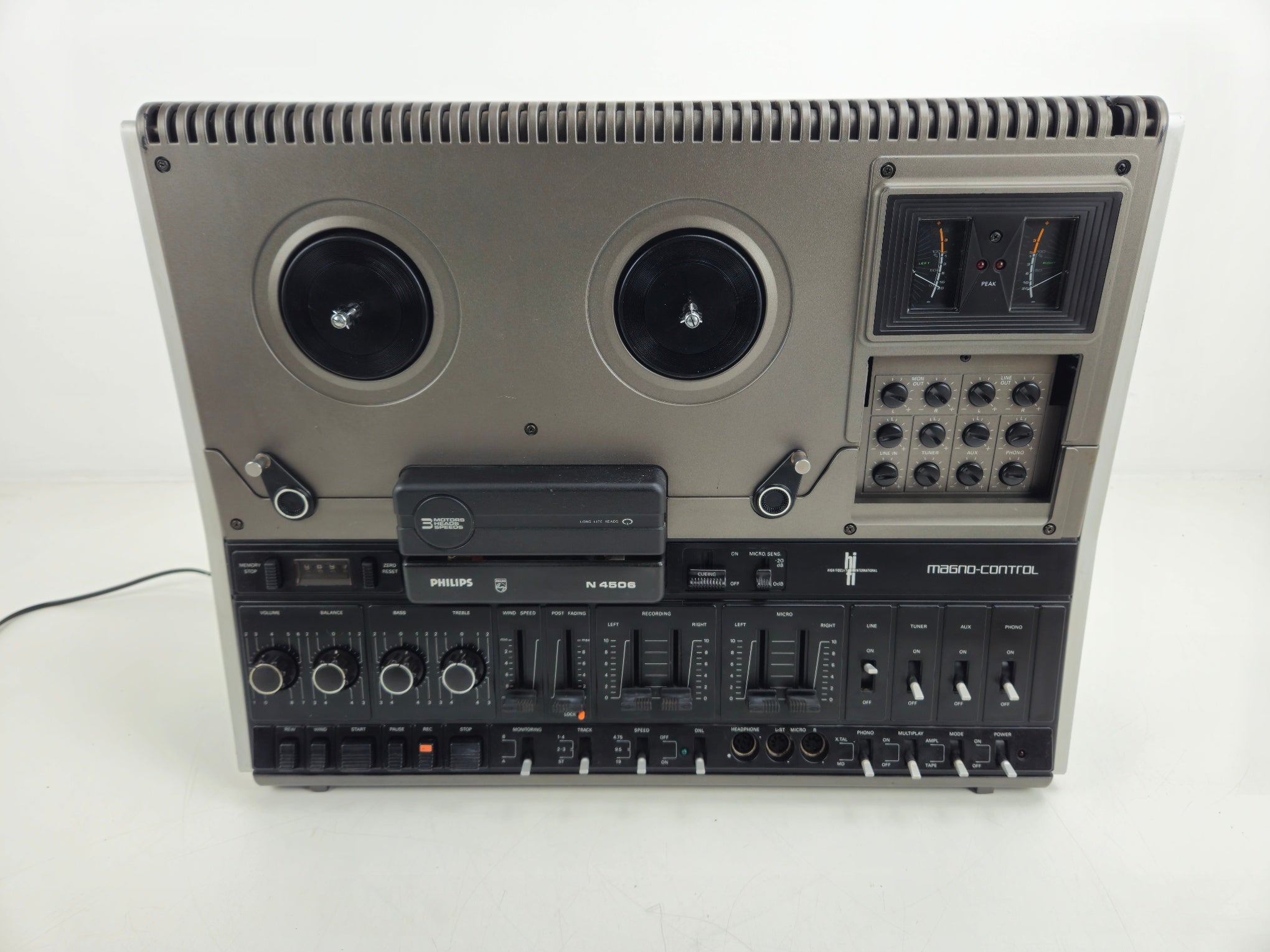 Philips - N4506 - Stereo cassettedeck - Stofkap