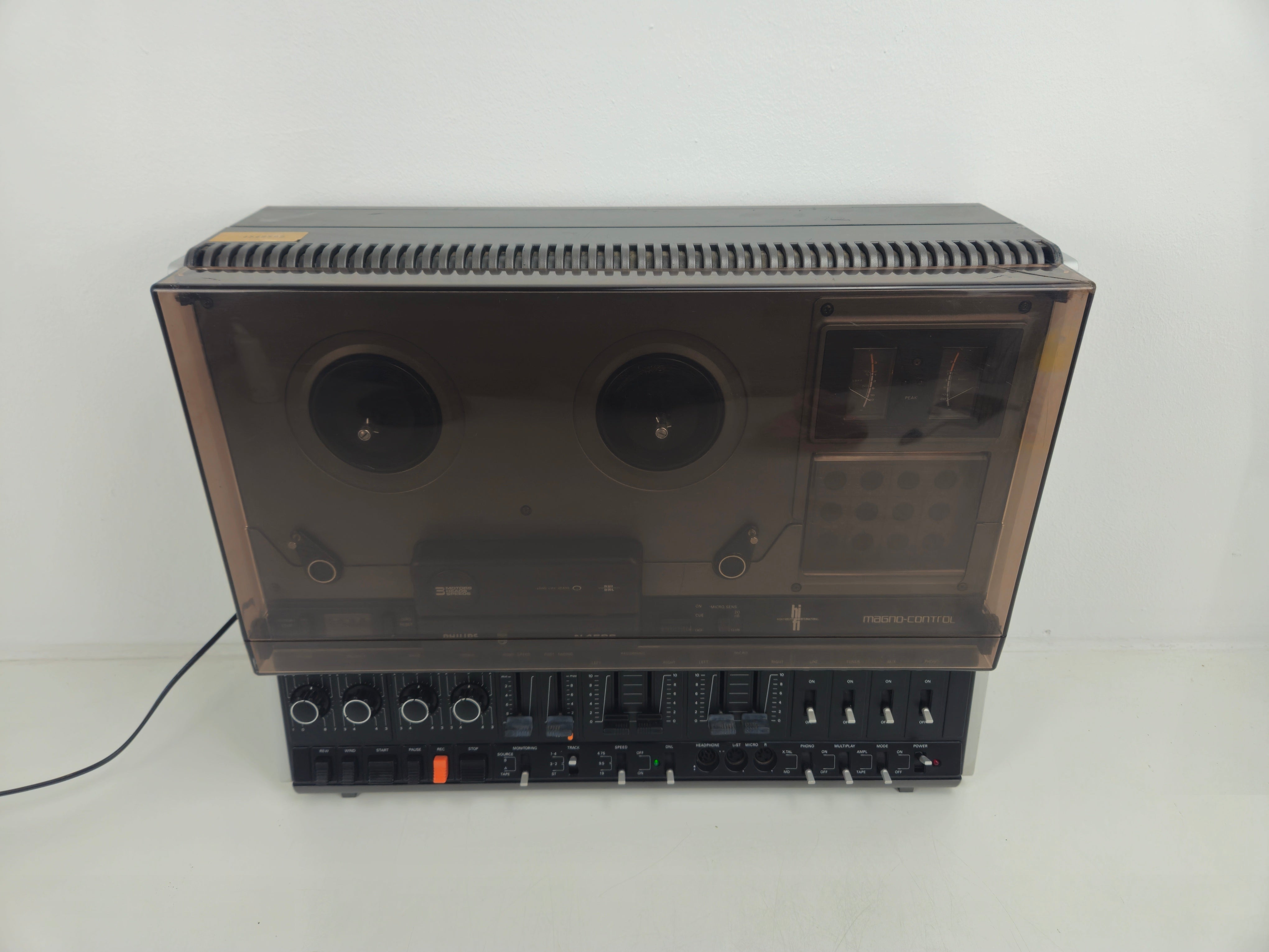 Philips - N4506 -  Stereo Tape Deck - Dust Cover - New Belts (nr2)