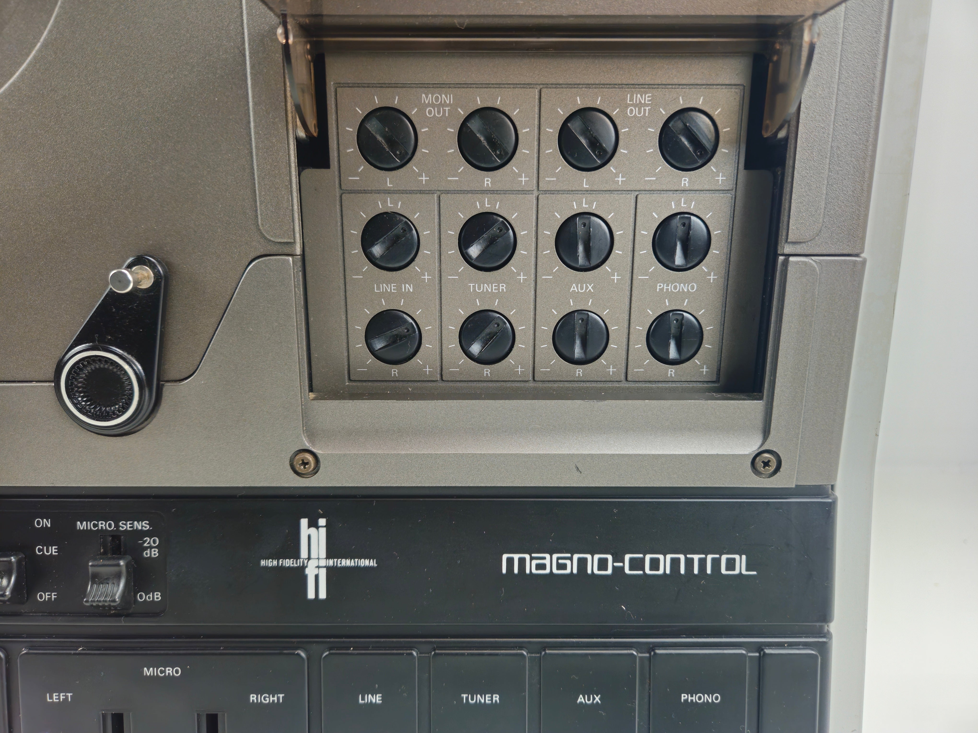 Philips - N4506 -  Stereo Tape Deck - Dust Cover - New Belts (nr2)