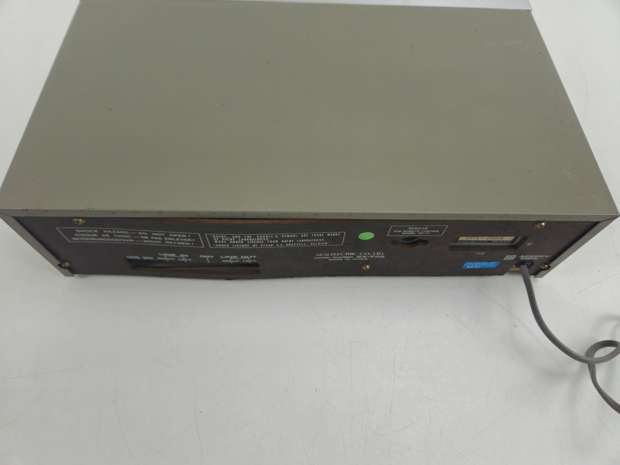 Akai - GX-F35 - Stereo Cassette Deck