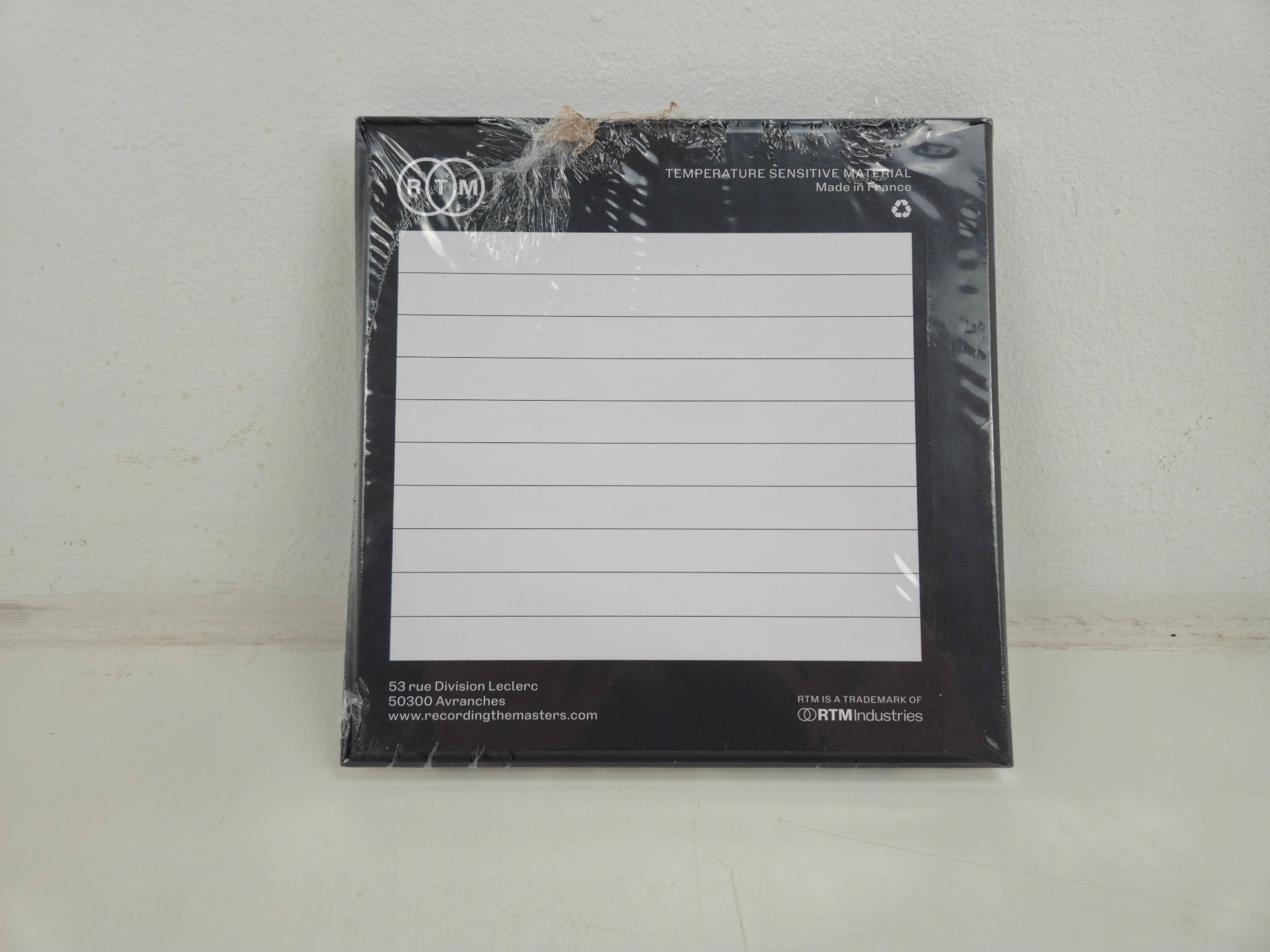 RTM LPR35 - 1/4'' 18CM plastic reel - Trident locking -  549m - Reel To Reel Tape