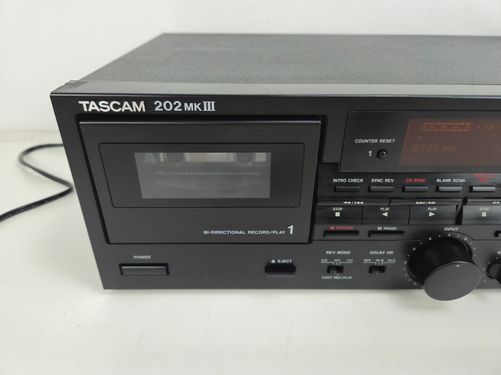 Tascam - 202 MKIII - Professional Dual Cassette Deck