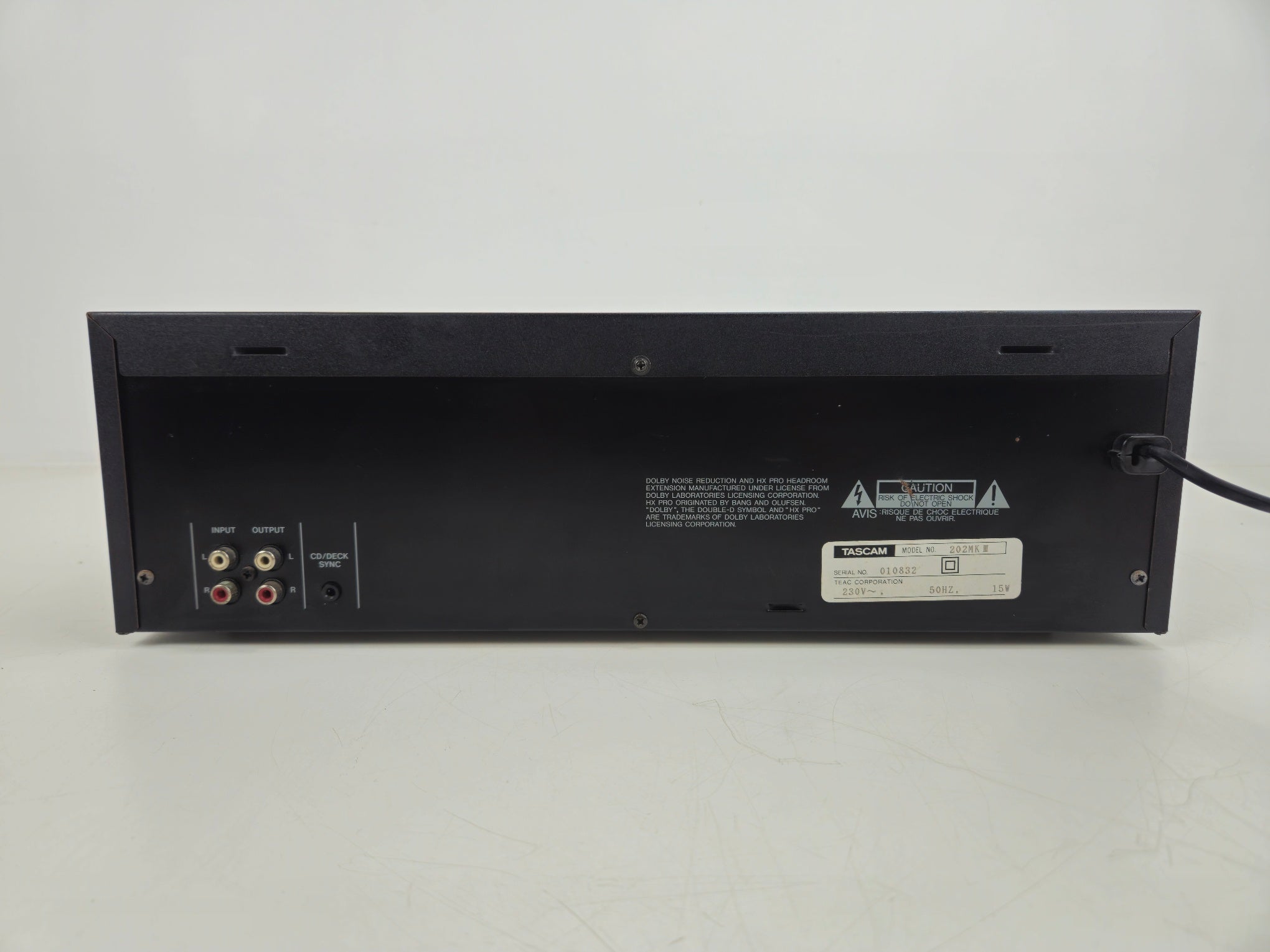 Tascam - 202 MKIII - Professional Dual Cassette Deck