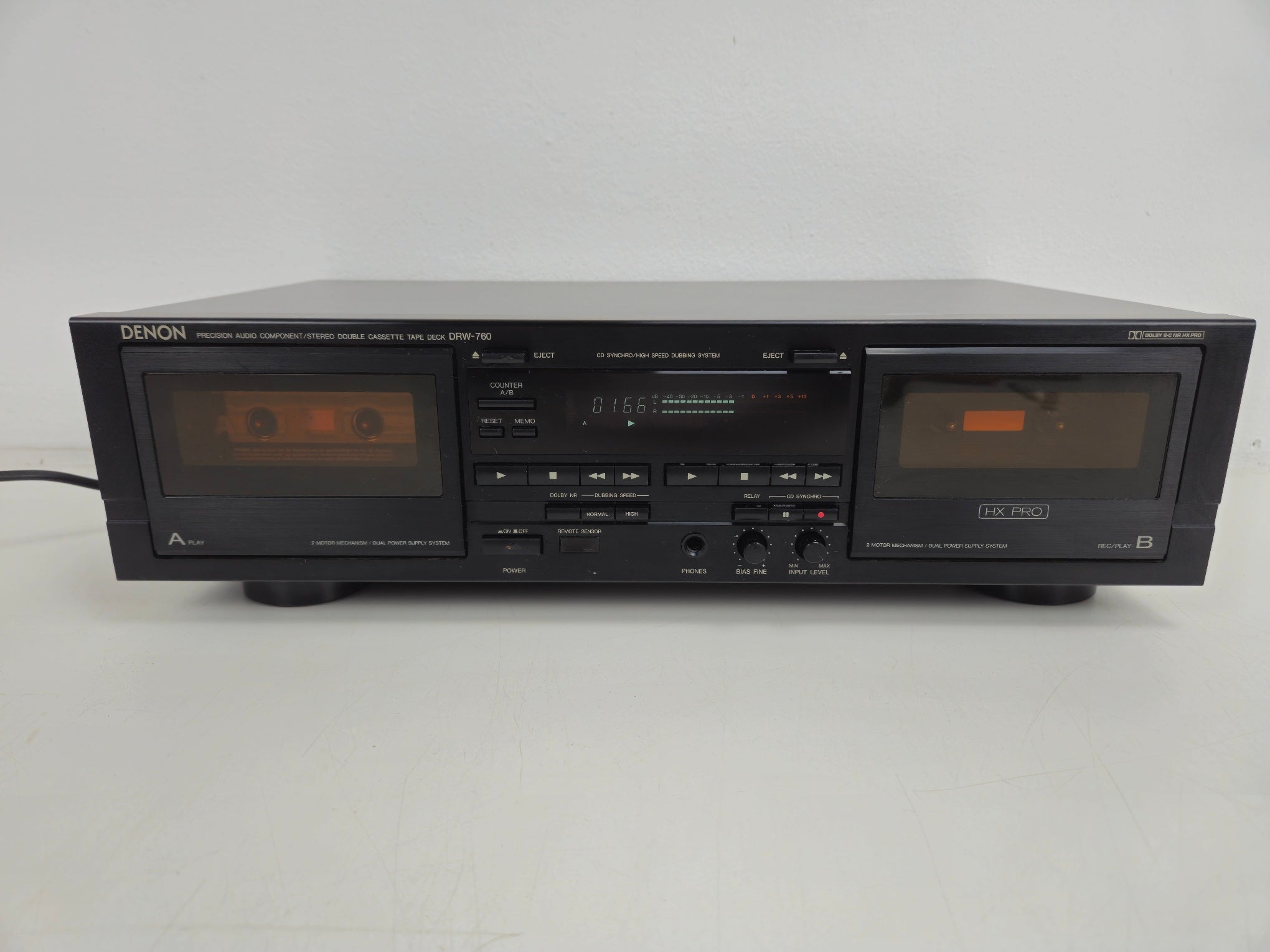 Denon - DRW-760 - Stereo Double Cassette Deck