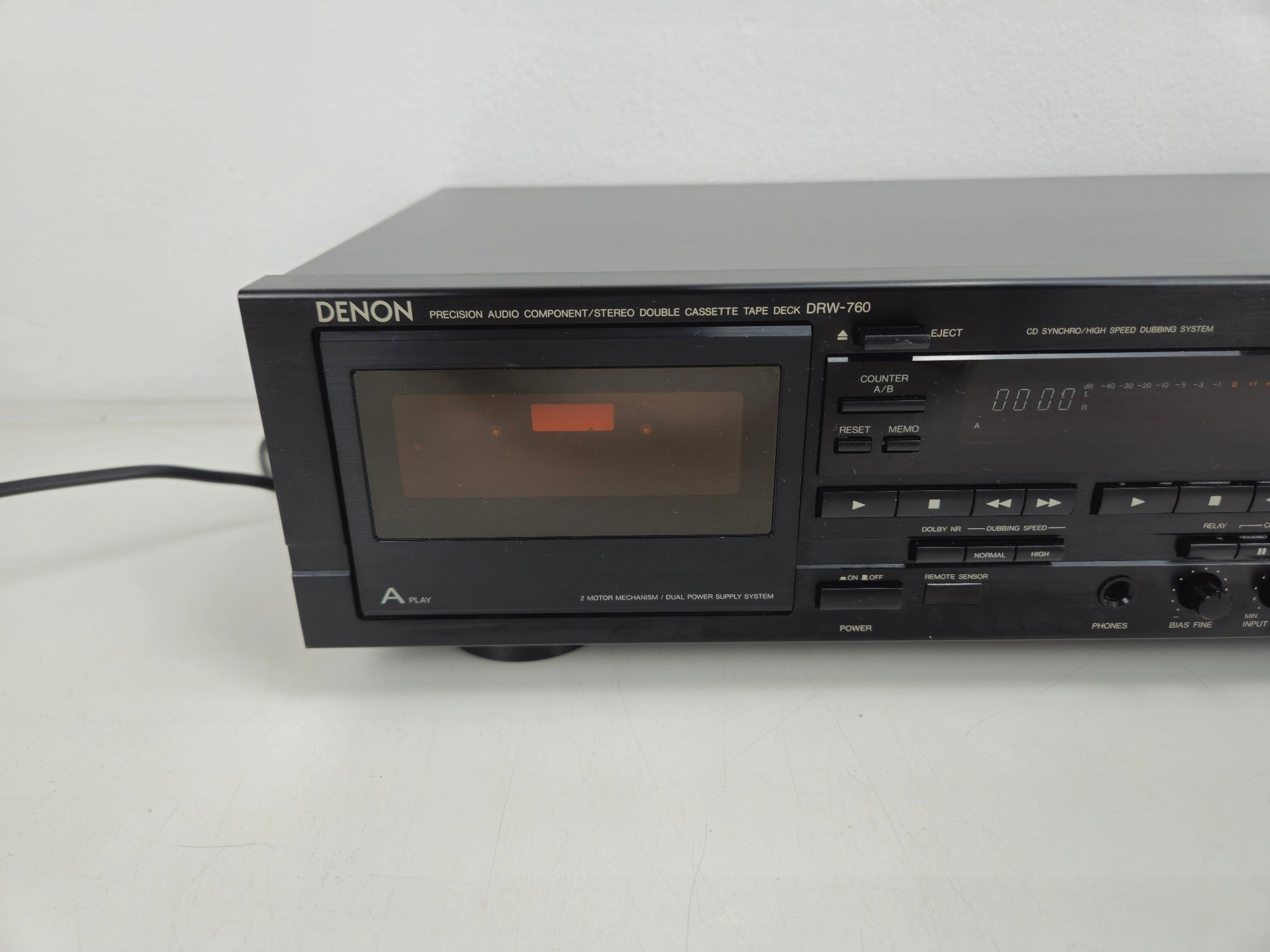 Denon - DRW-760 - Stereo Double Cassette Deck