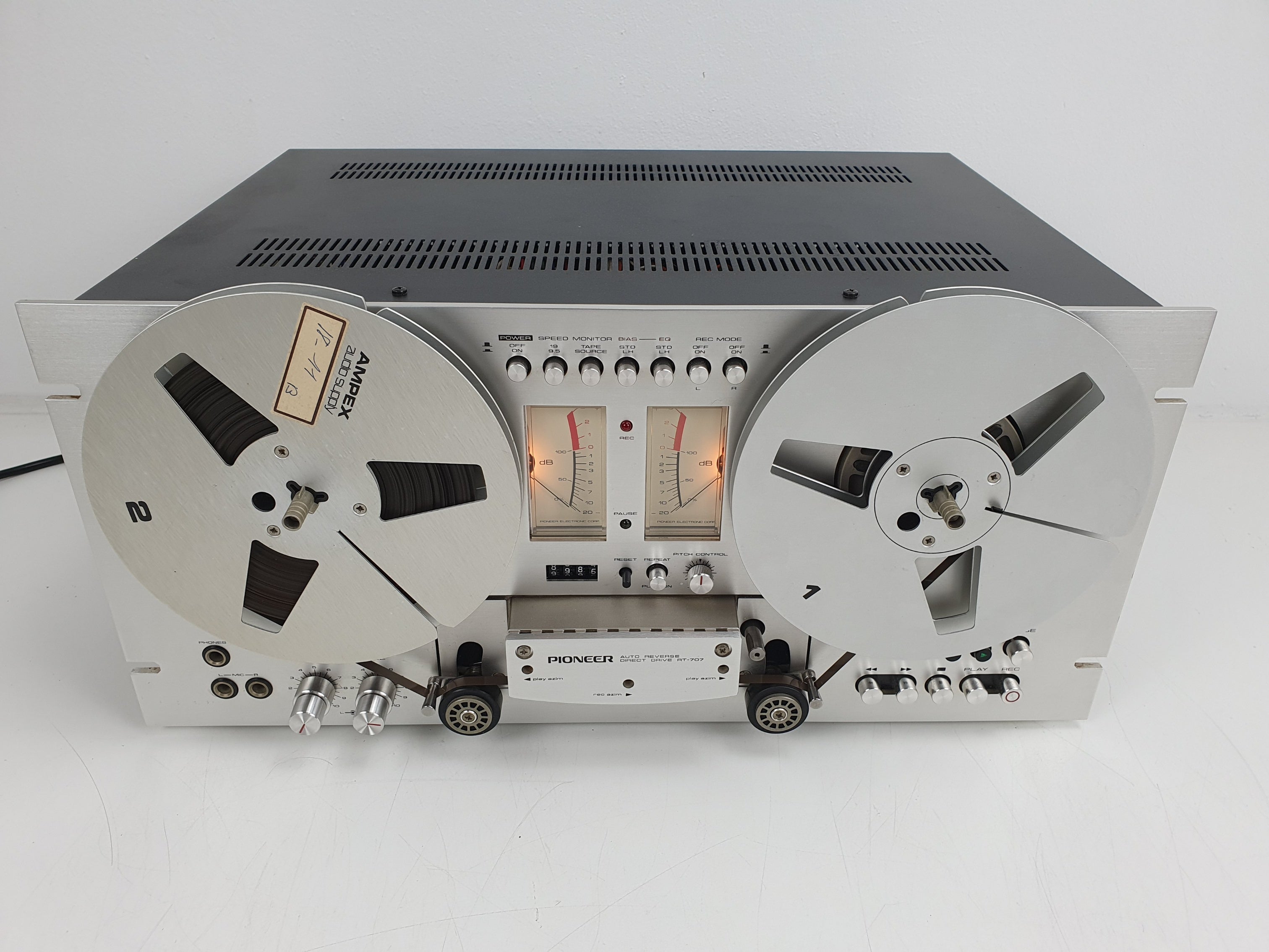 Pioneer - RT-707 - 18 CM Auto Reverse Reel to reel recorder