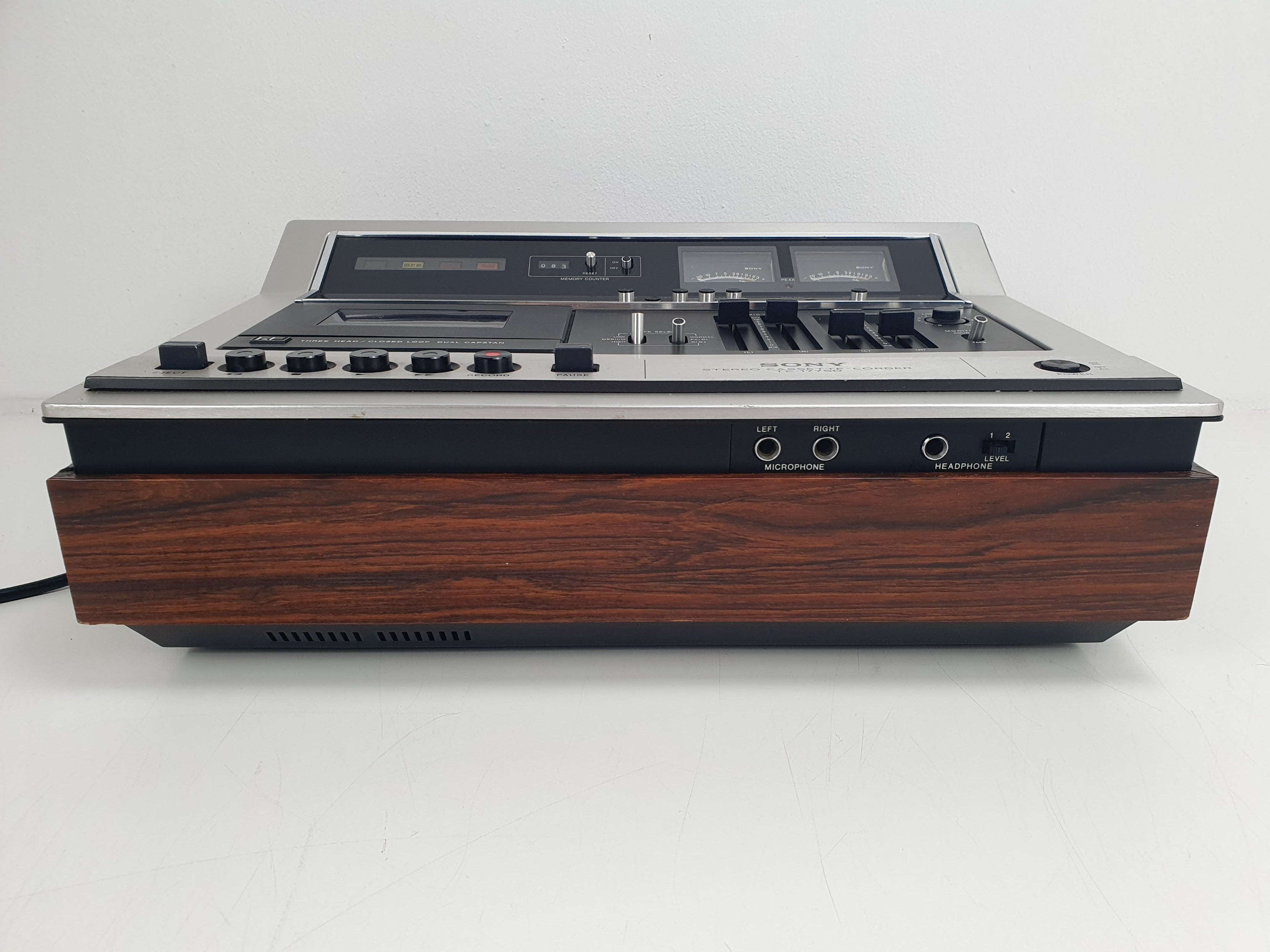 Sony TC-177SD - 3 head- Toploading Vintage Cassette Deck - Serviced/New Belts