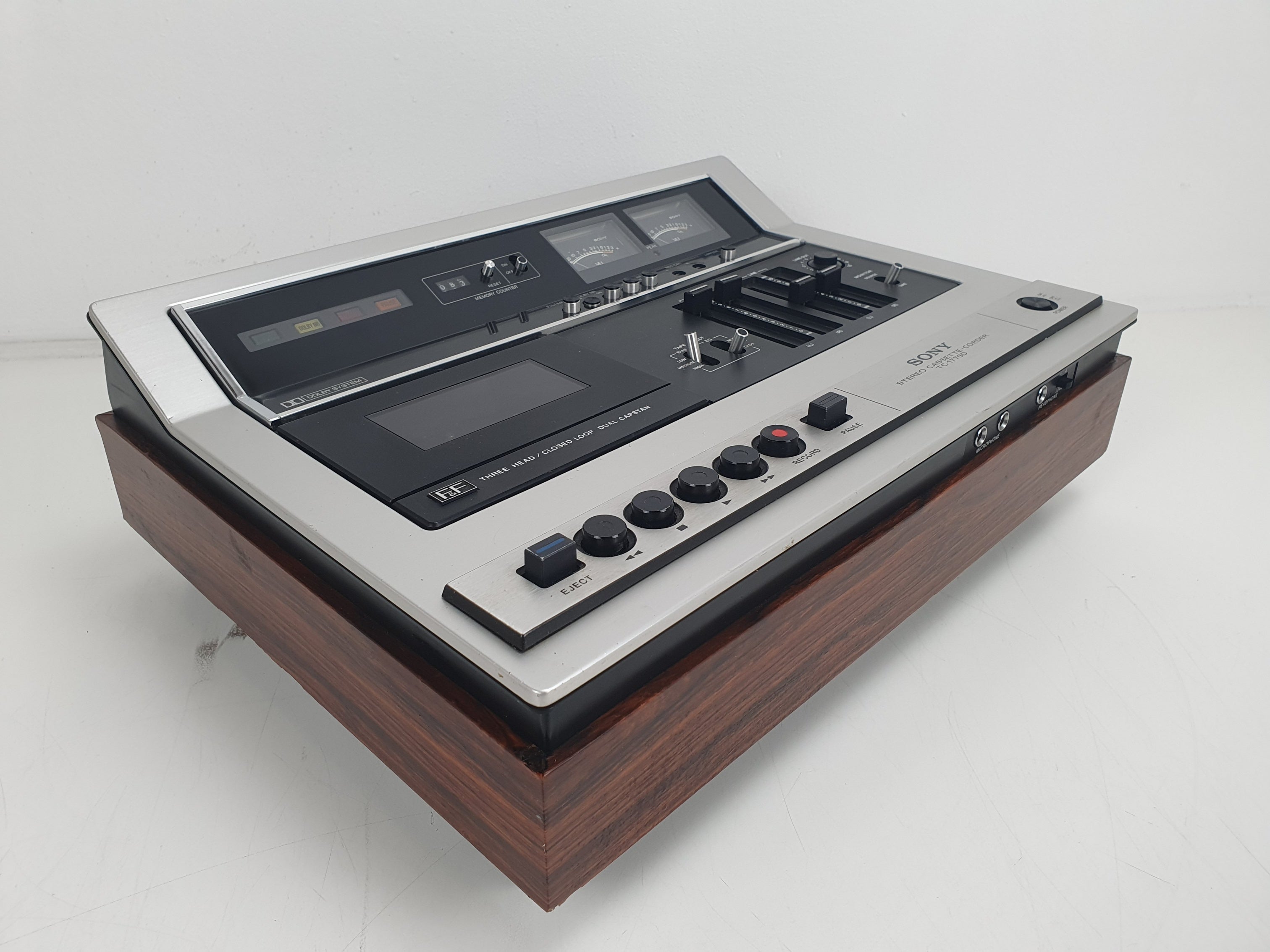 Sony TC-177SD - 3 head- Toploading Vintage Cassette Deck - Serviced/New Belts