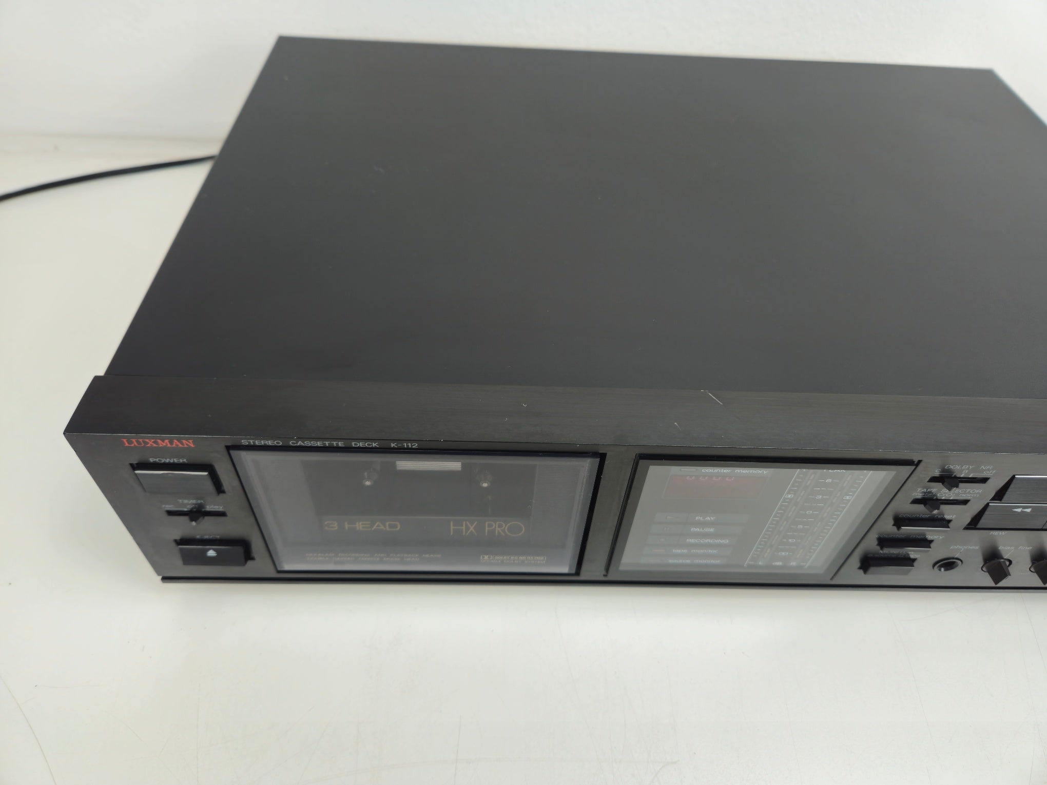 Luxman - K-112 - Stereo 3 head Cassette Deck