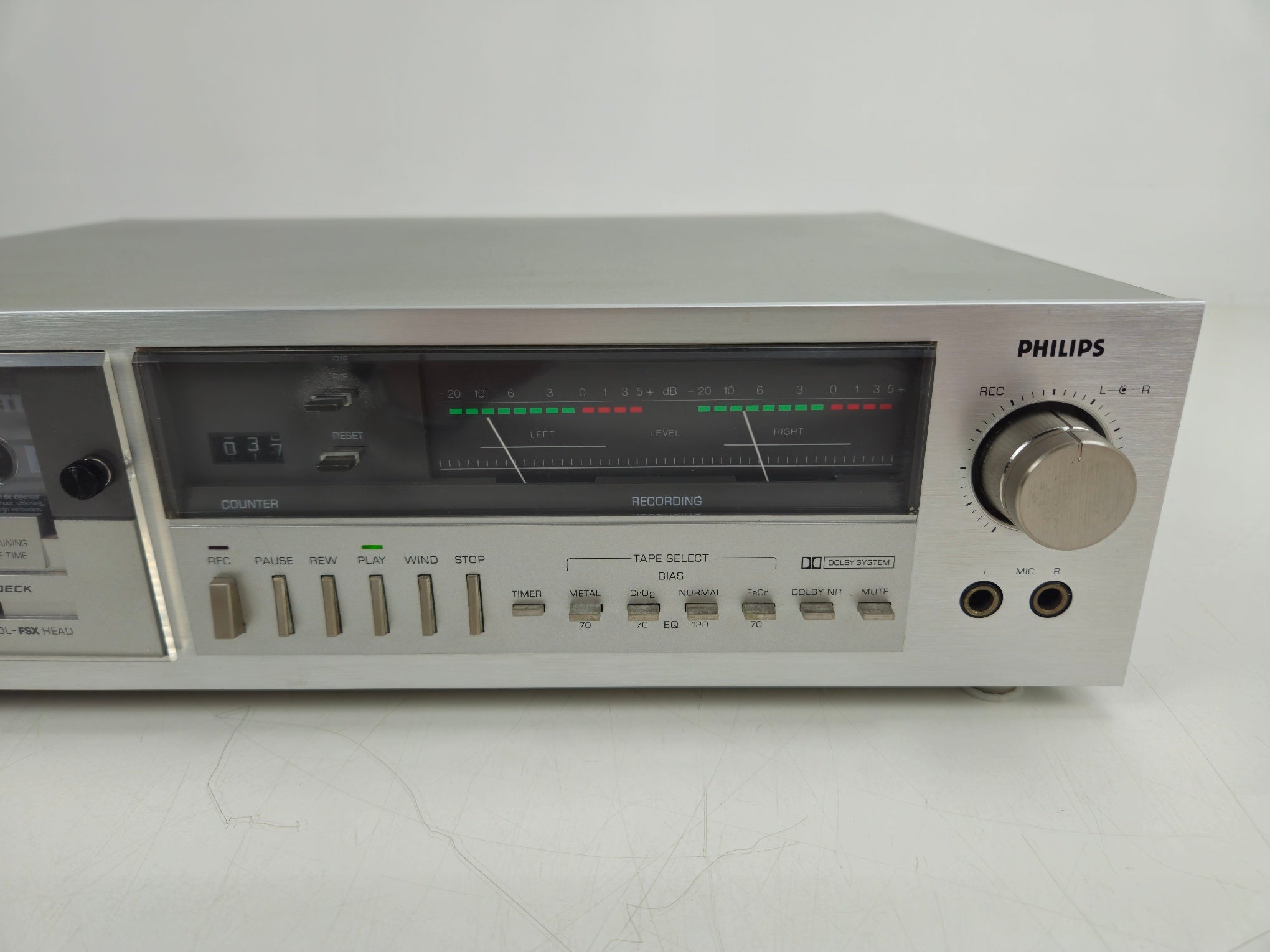 Philips - F6212 - Stereo Cassette Deck