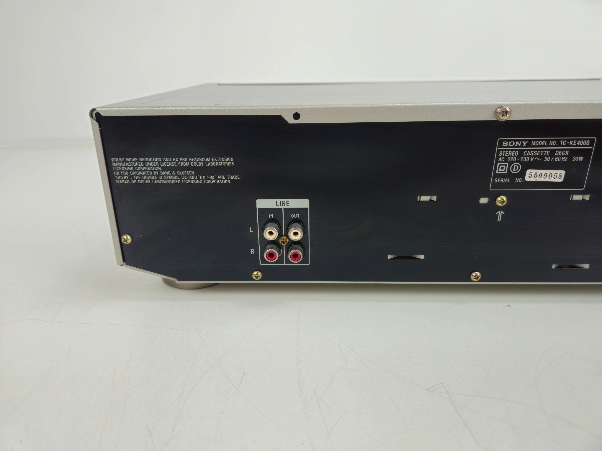 Sony - TC-KE400S - Stereo Cassette Deck