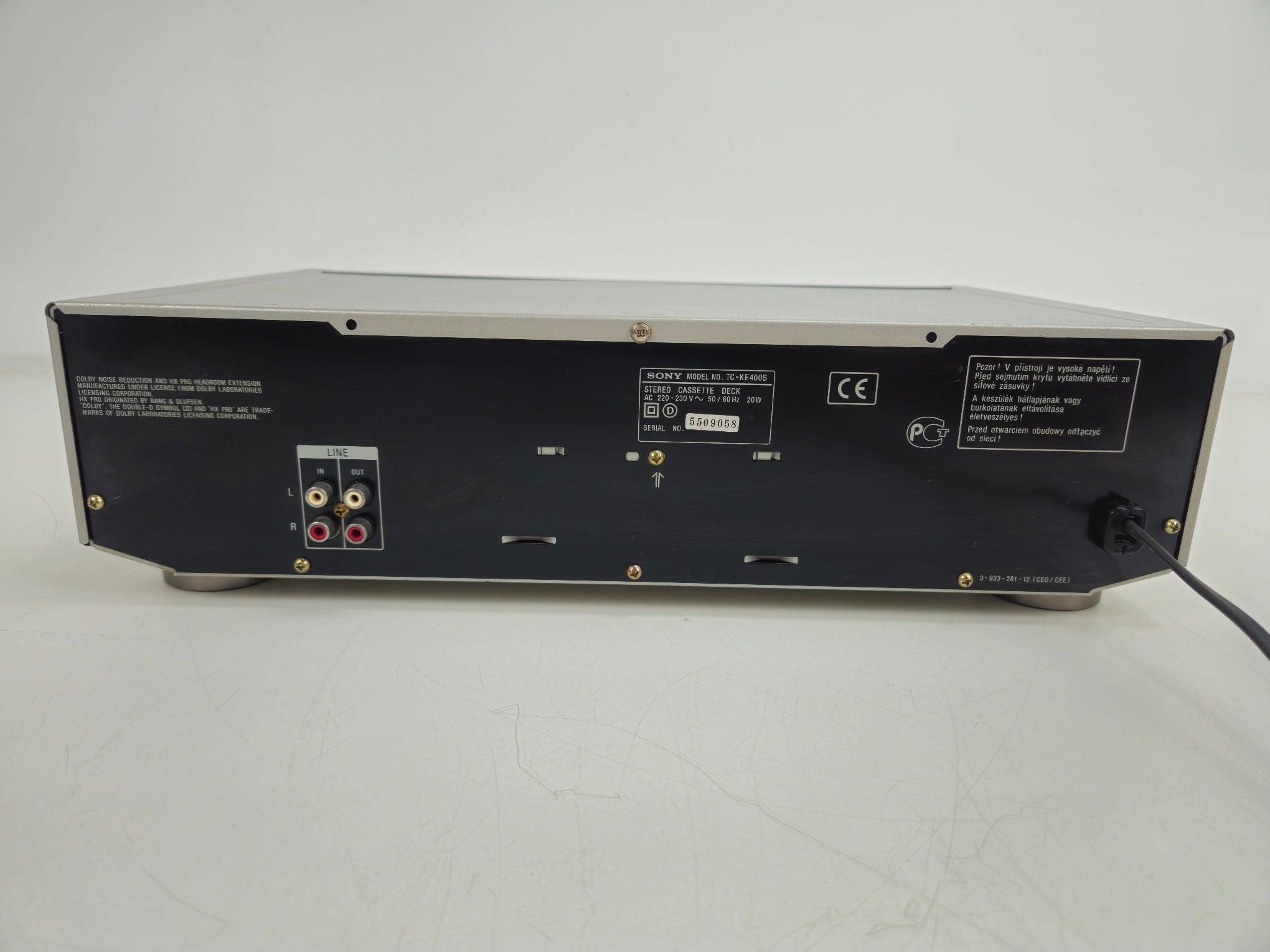 Sony - TC-KE400S - Stereo Cassette Deck