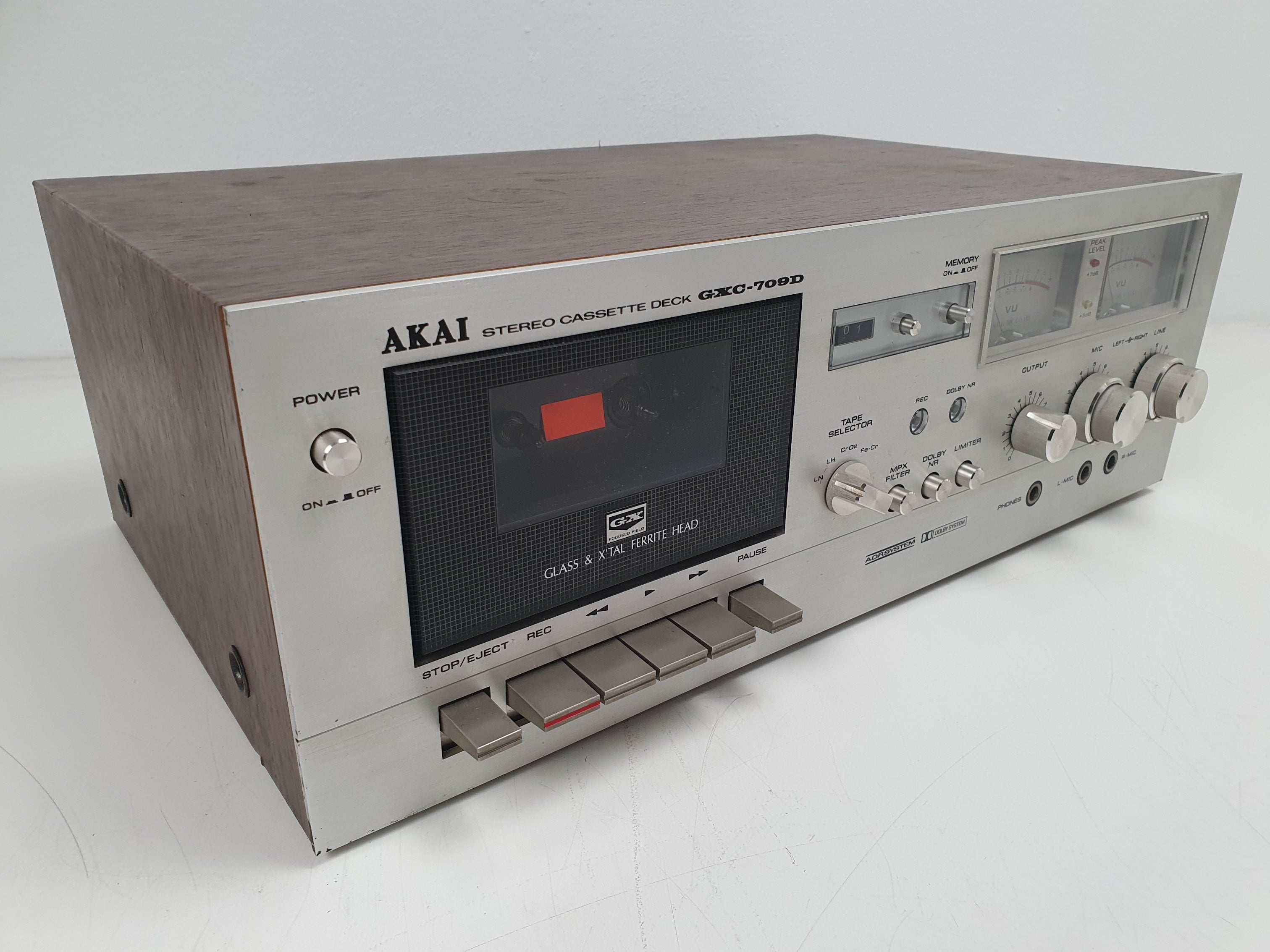 Akai GXC-709D - Stereo Cassette Deck - Serviced
