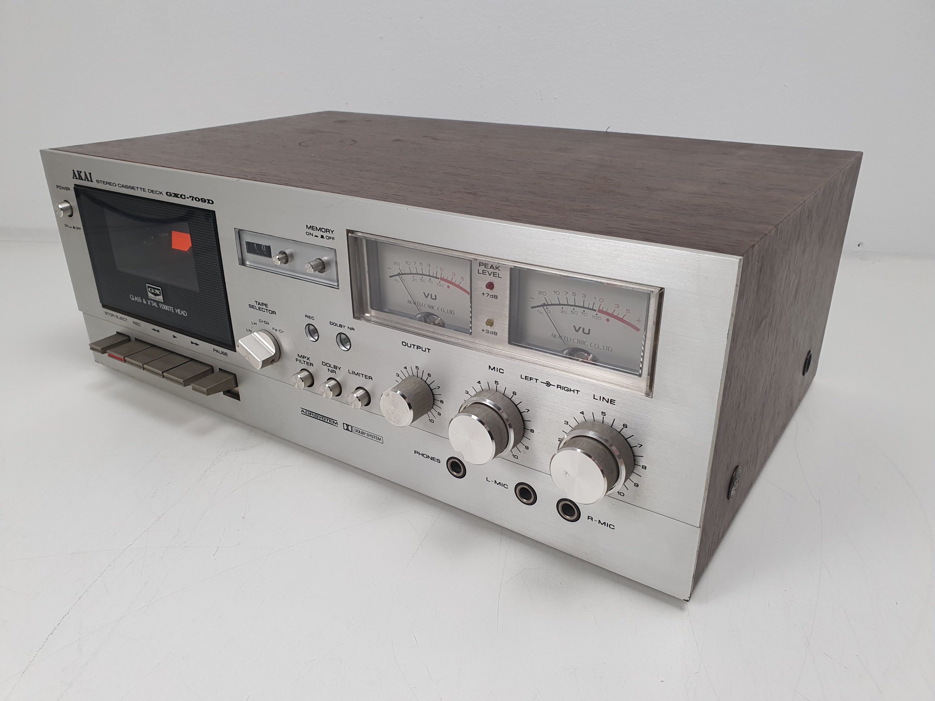 Akai GXC-709D - Stereo Cassette Deck - Serviced