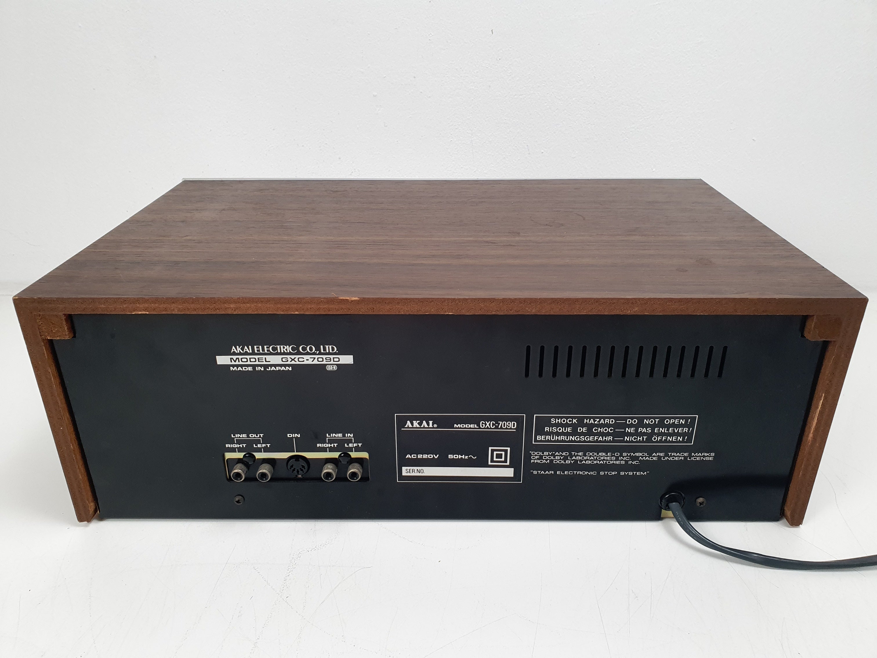 Akai GXC-709D - Stereo Cassette Deck - Serviced