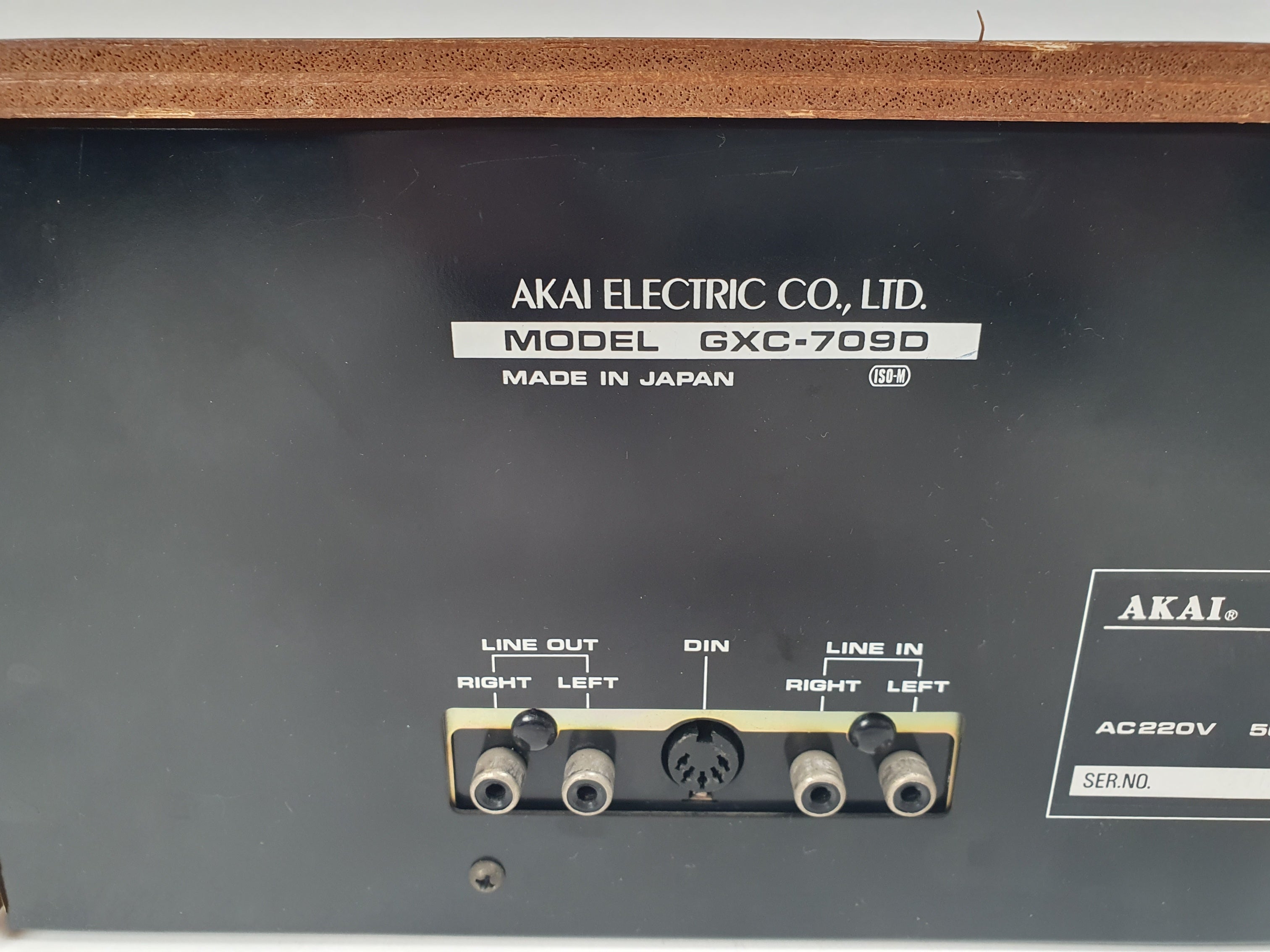 Akai GXC-709D - Stereo Cassette Deck - Serviced