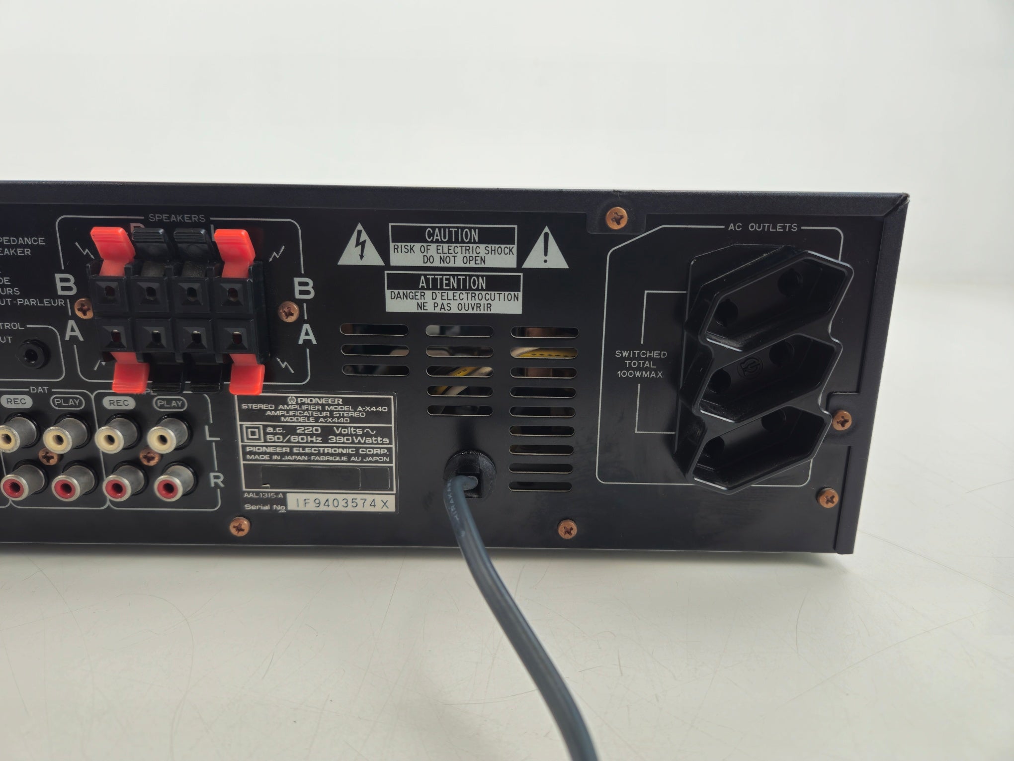 Pioneer - A-X440 - Stereo Amplifier