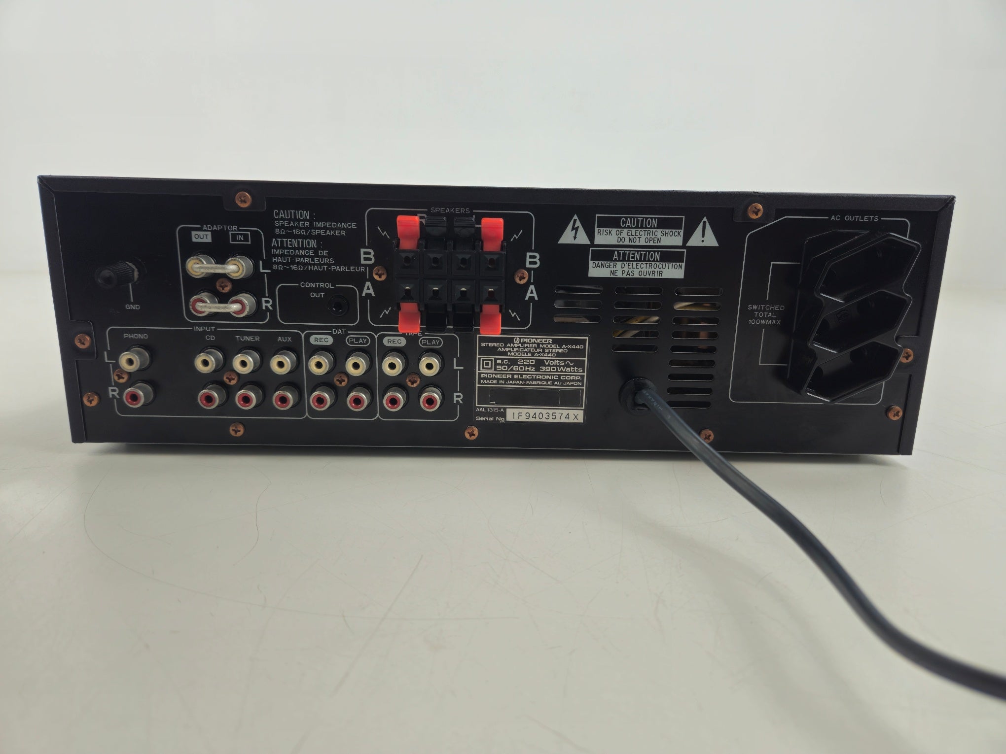 Pioneer - A-X440 - Stereo Amplifier