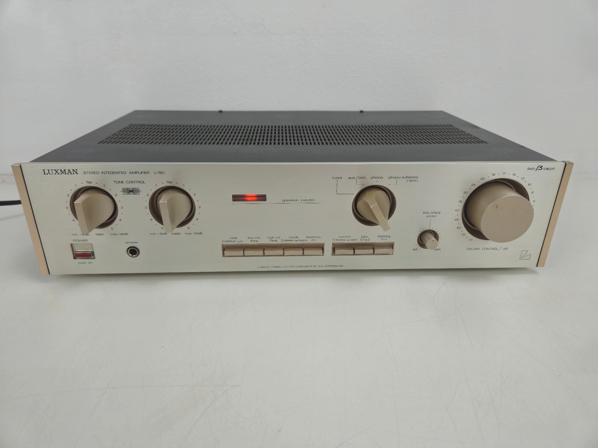 Luxman - L-190 - Duo Beta Stereo Integrated Amplifier